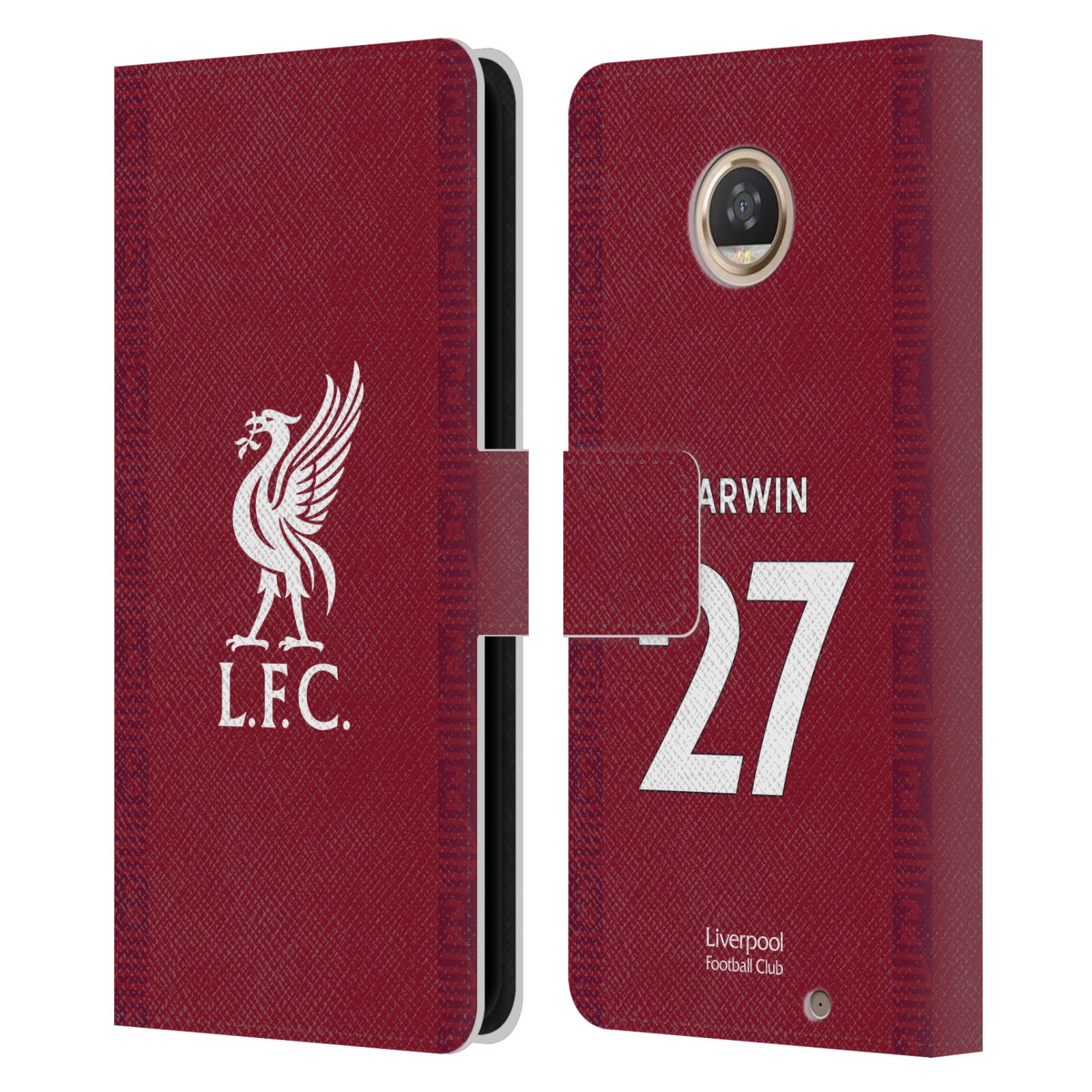 LIVERPOOL FC 2022/23 PLAYERS HOME KIT PU LEATHER BOOK CASE FOR MOTOROLA PHONES - Picture 10 of 22
