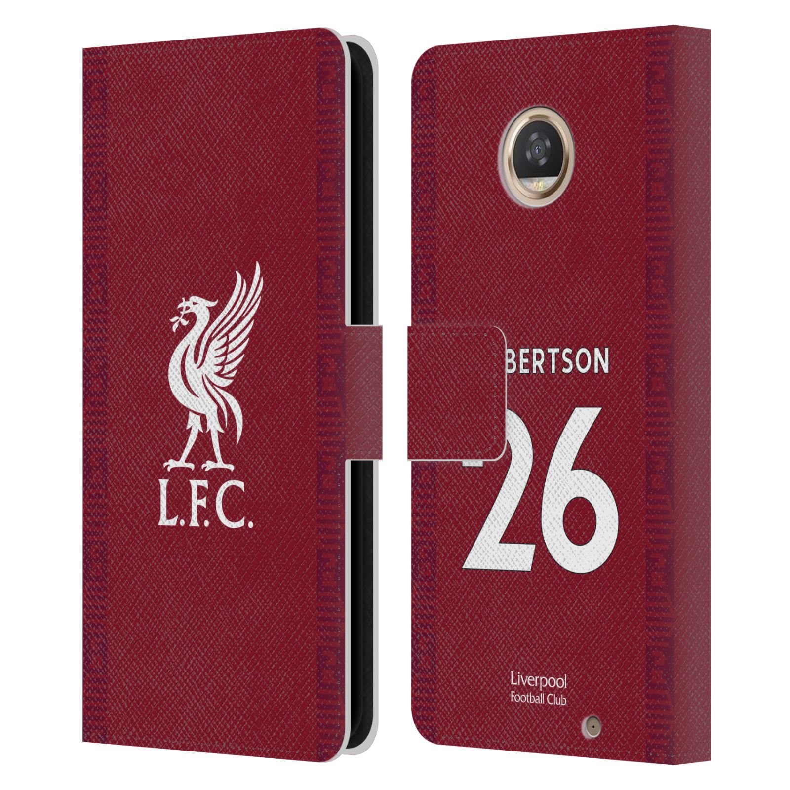 LIVERPOOL FC 2022/23 PLAYERS HOME KIT PU LEATHER BOOK CASE FOR MOTOROLA PHONES - Picture 8 of 22