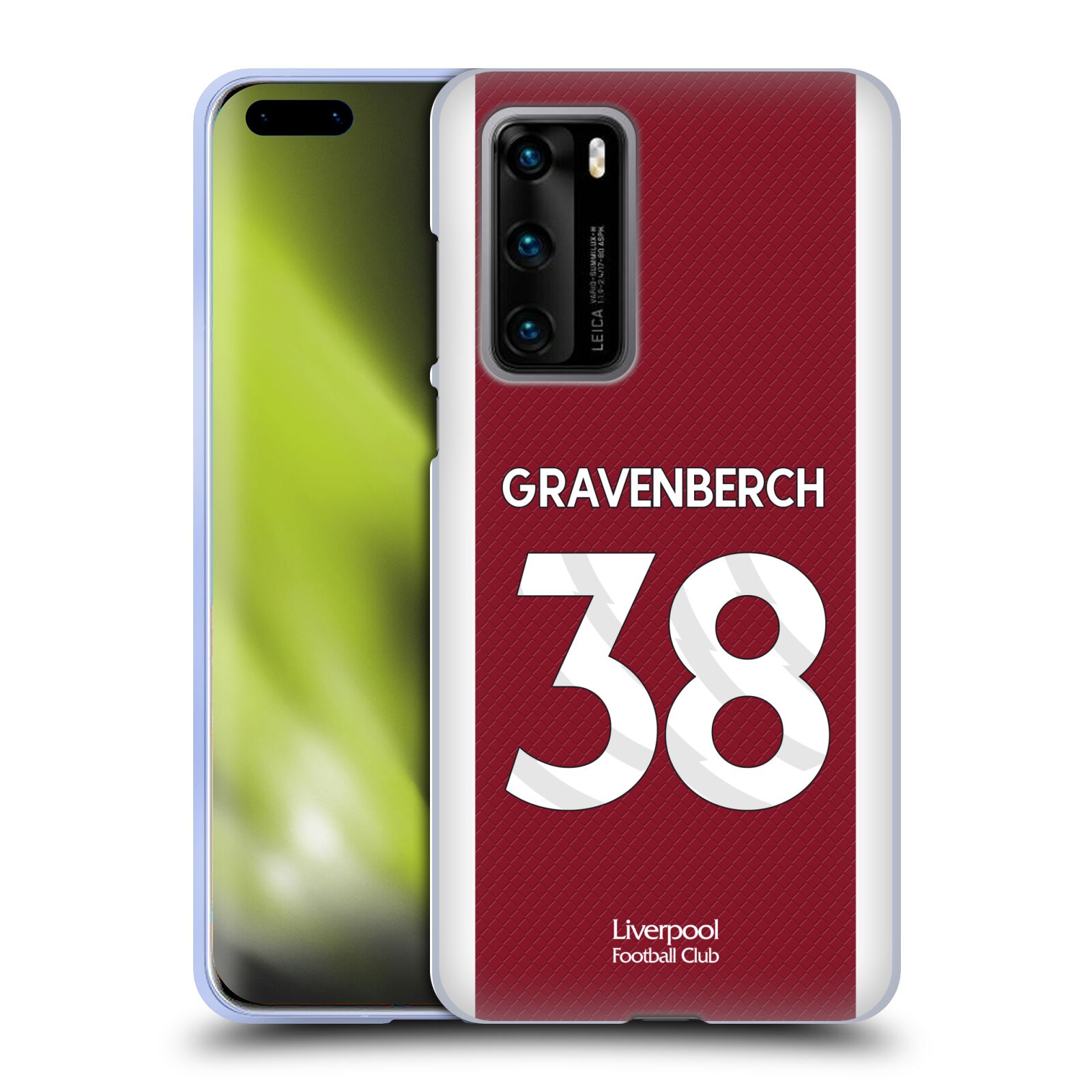 LIVERPOOL FC LFC 2023/24 PLAYERS HOME KIT SOFT GEL CASE FOR HUAWEI PHONES 4