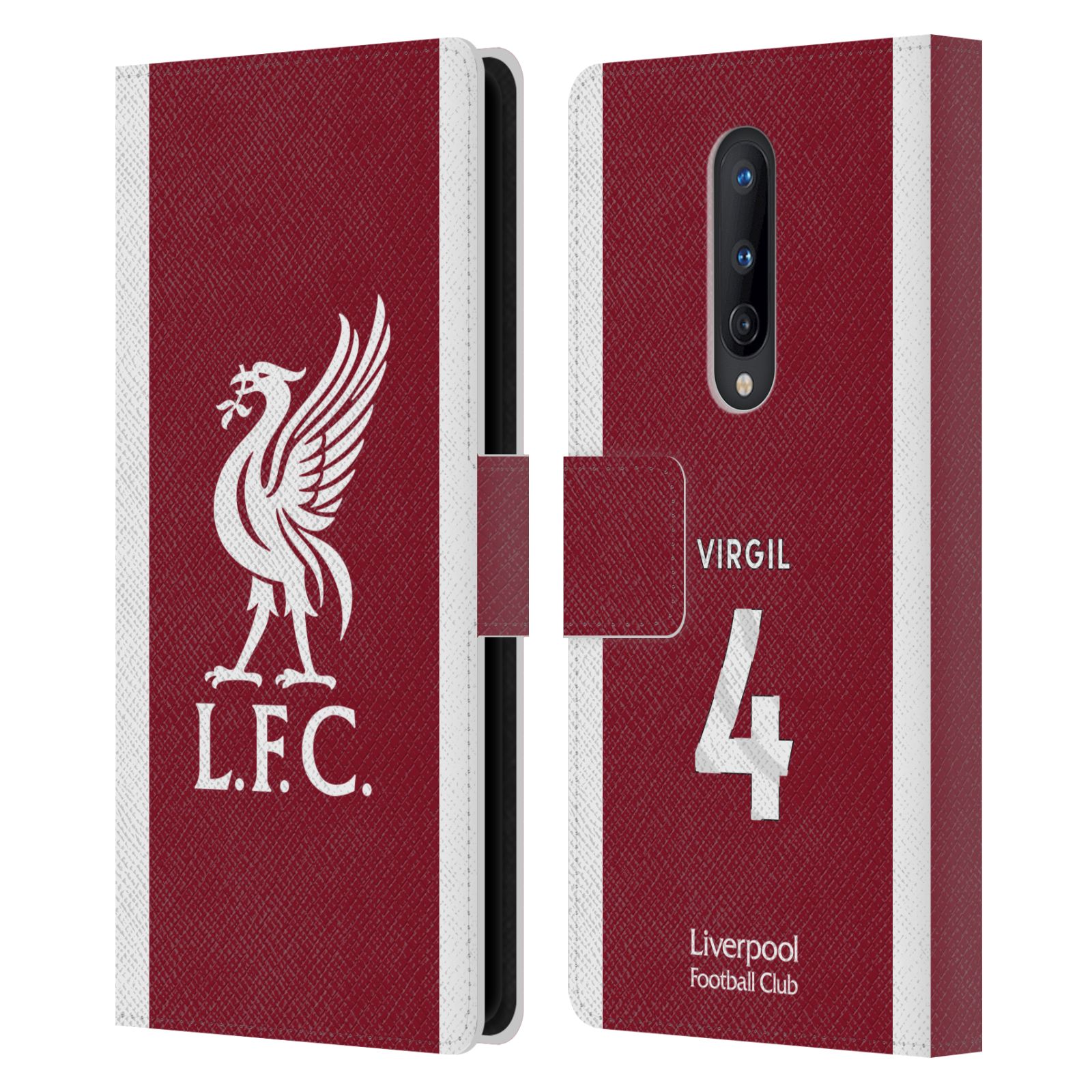 LIVERPOOL FC 2023/24 PLAYERS HOME KIT PU LEATHER BOOK CASE FOR ONEPLUS PHONES - Picture 13 of 13