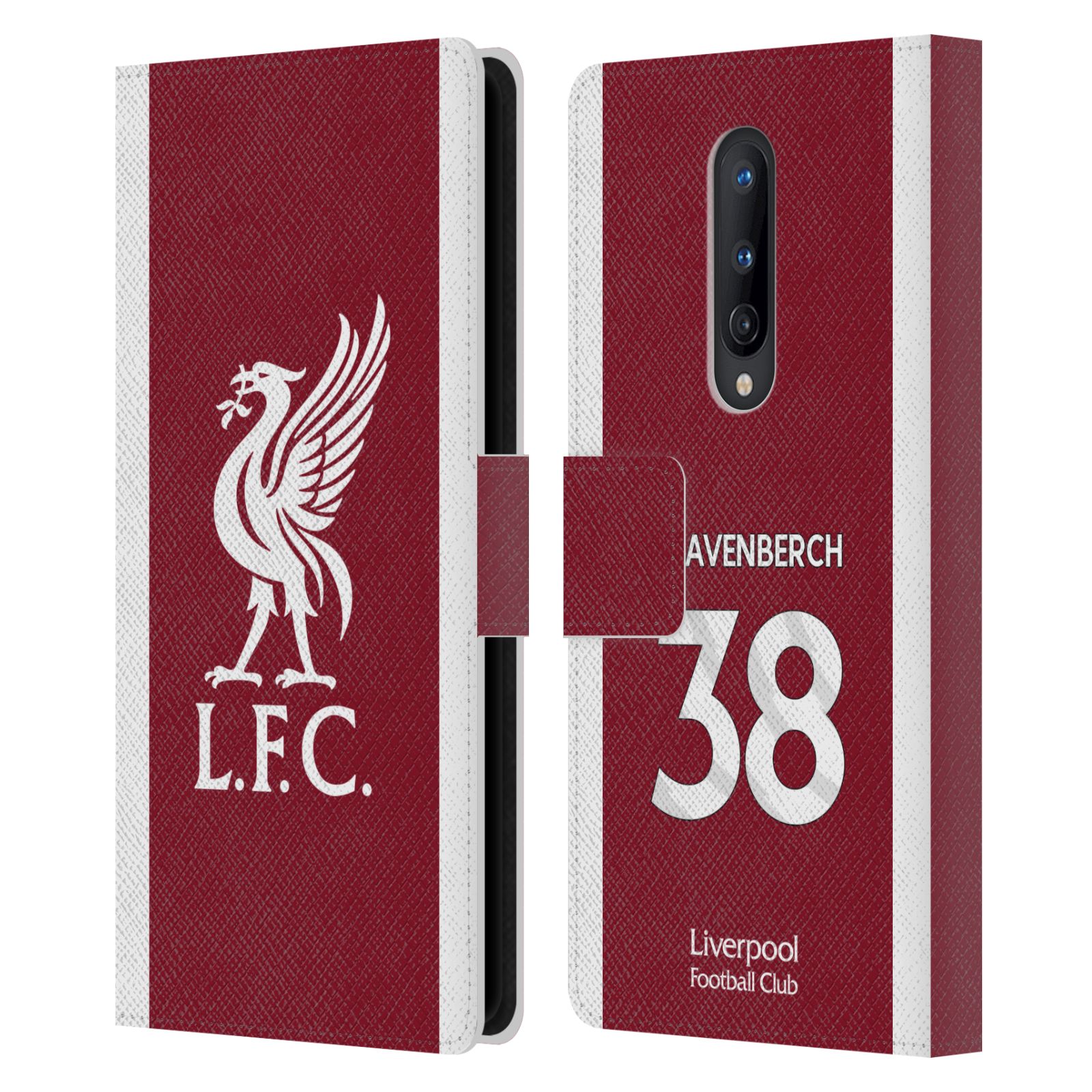 LIVERPOOL FC 2023/24 PLAYERS HOME KIT PU LEATHER BOOK CASE FOR ONEPLUS PHONES - Picture 11 of 13