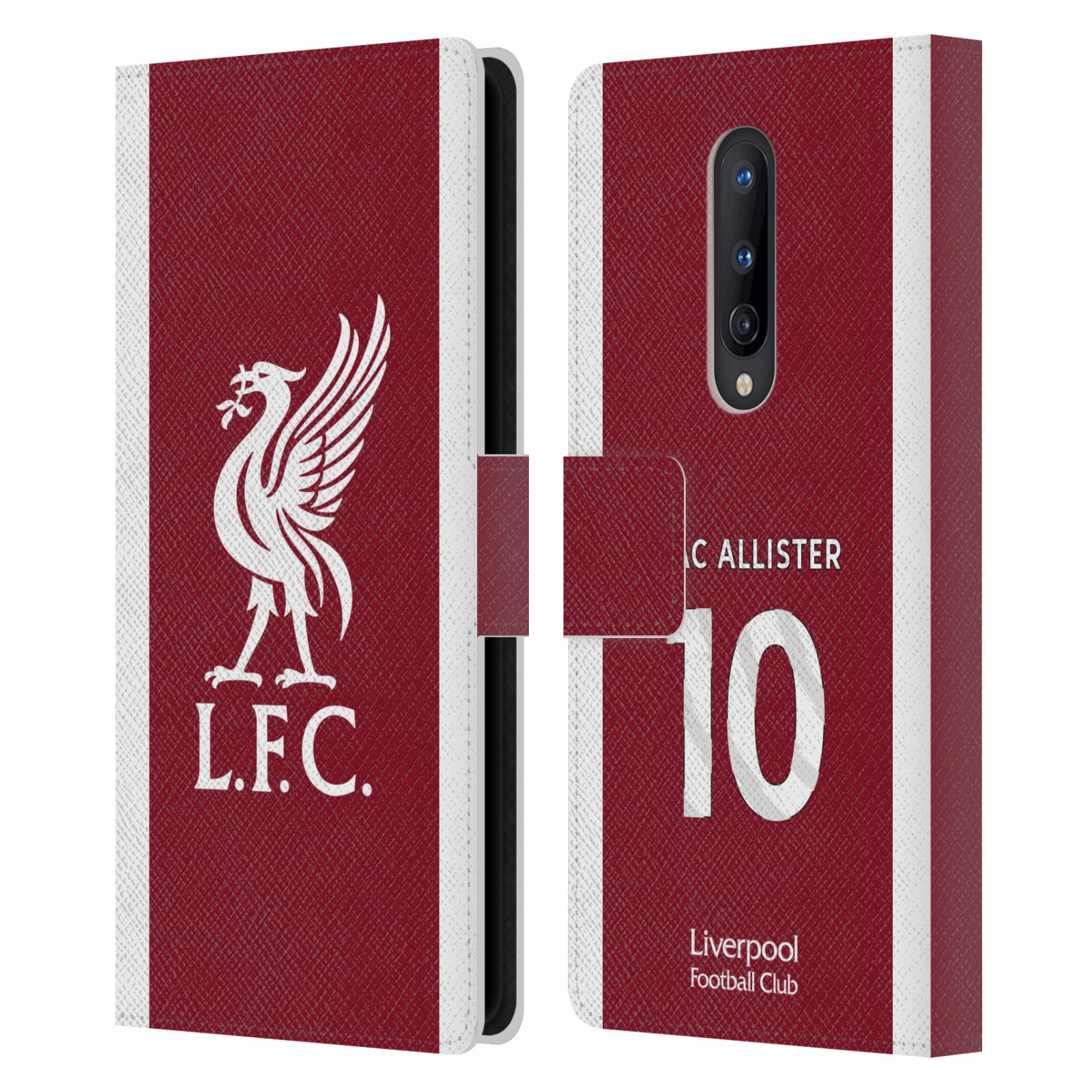 LIVERPOOL FC 2023/24 PLAYERS HOME KIT PU LEATHER BOOK CASE FOR ONEPLUS PHONES - Picture 7 of 13