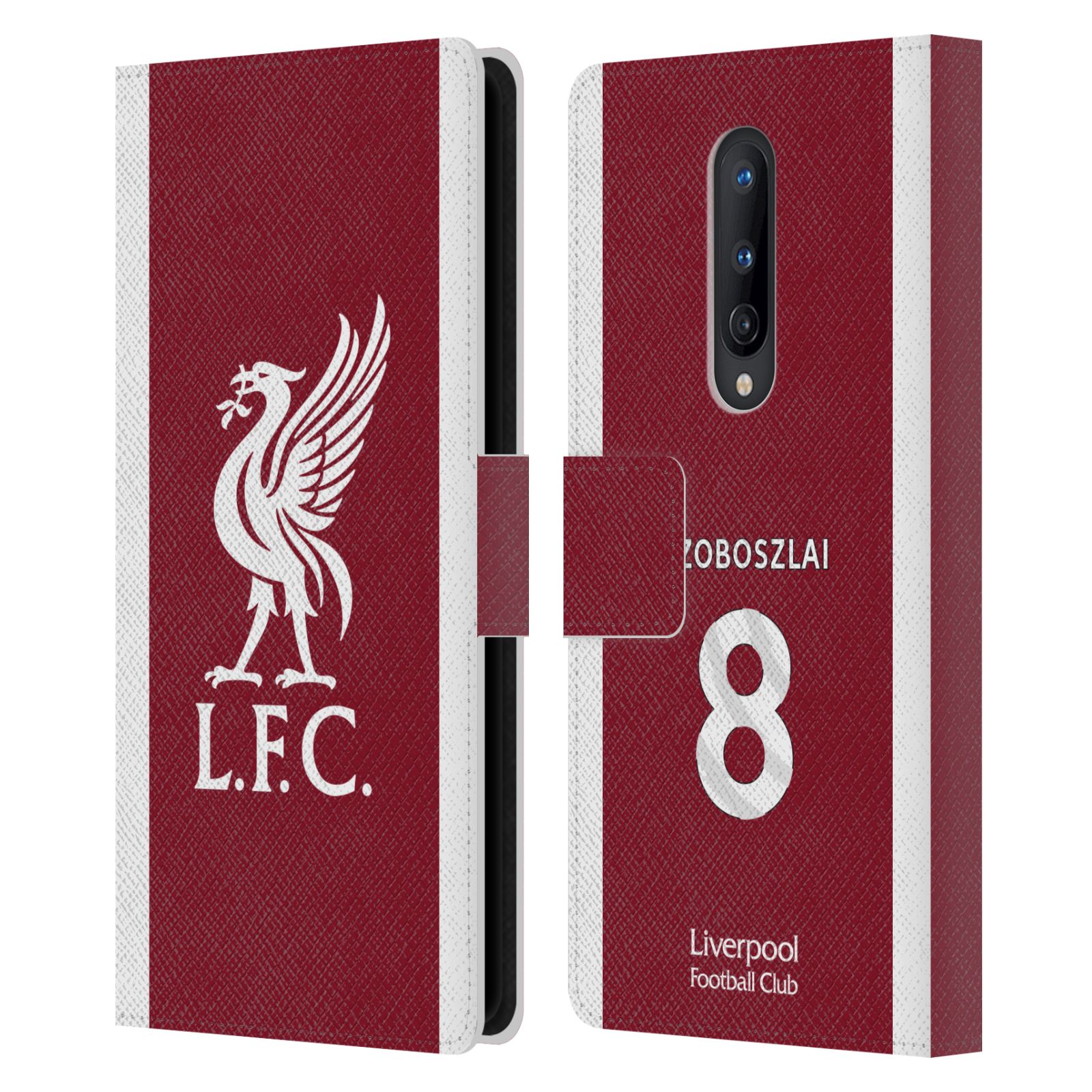 LIVERPOOL FC 2023/24 PLAYERS HOME KIT PU LEATHER BOOK CASE FOR ONEPLUS PHONES - Picture 9 of 13