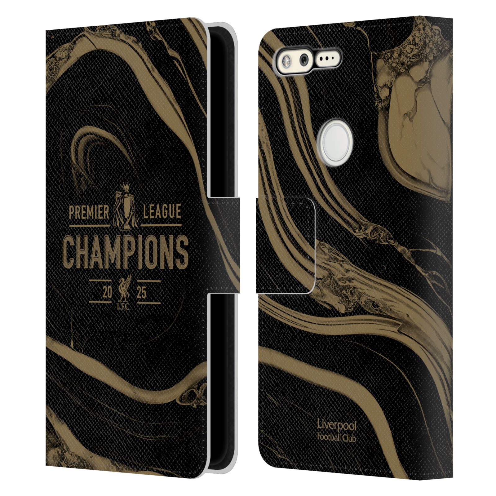 LIVERPOOL FC 2025 PREMIER LEAGUE CHAMPIONS PU LEATHER BOOK CASE GOOGLE PHONES - Picture 7 of 8