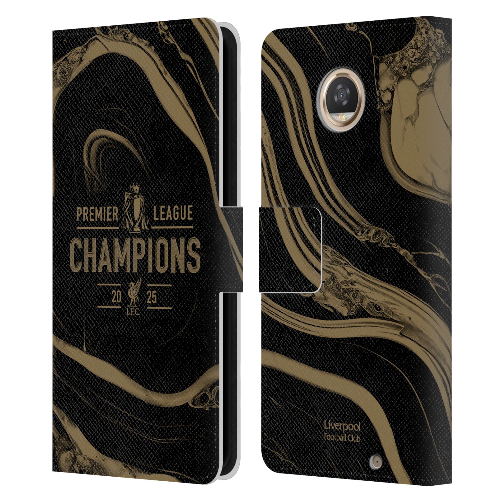 LIVERPOOL FC 2025 PREMIER LEAGUE CHAMPIONS PU LEATHER BOOK CASE MOTOROLA PHONES - Picture 7 of 8