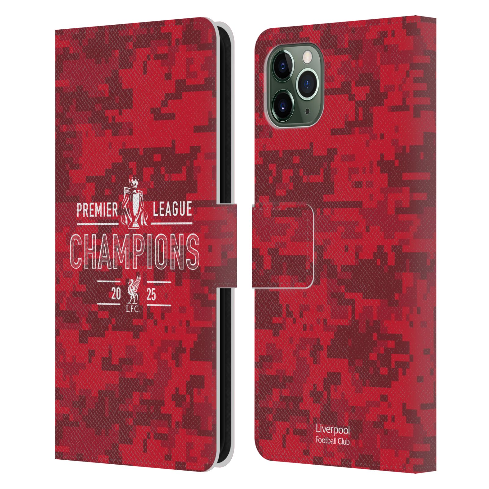 LIVERPOOL FC 2025 PREMIER LEAGUE CHAMPIONS PU LEATHER BOOK CASE FOR APPLE iPHONE - 第 8/8 張圖片