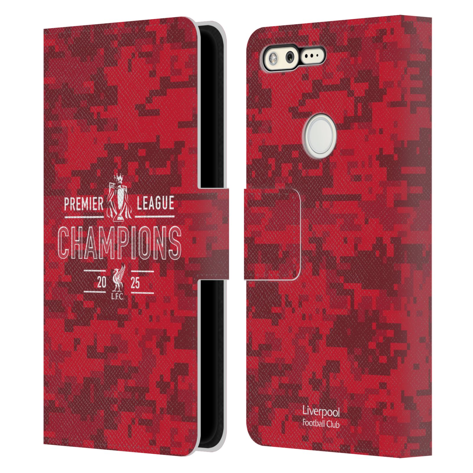 LIVERPOOL FC 2025 PREMIER LEAGUE CHAMPIONS PU LEATHER BOOK CASE GOOGLE PHONES - Picture 8 of 8