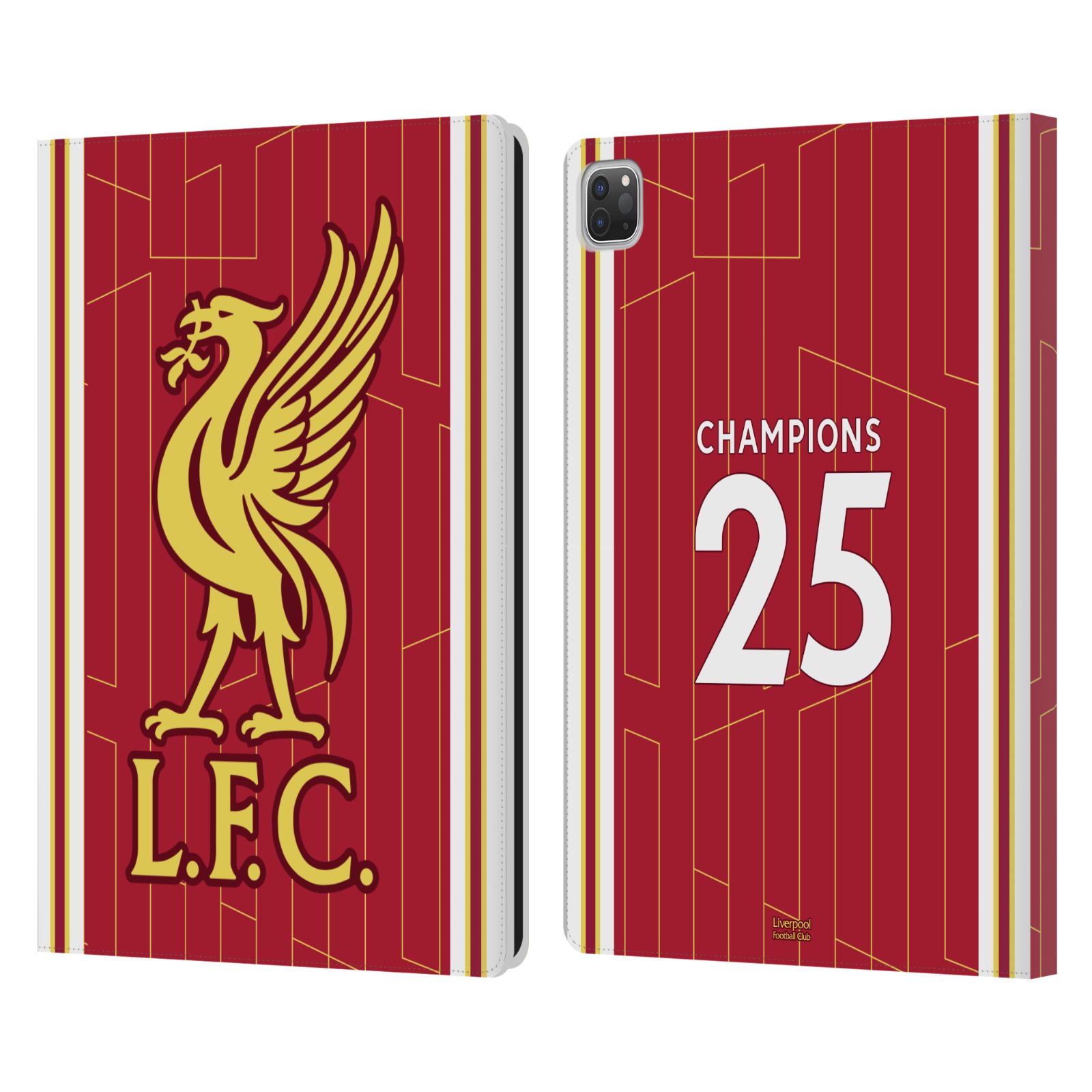 LIVERPOOL FC 2025 PREMIER LEAGUE CHAMPIONS PU LEATHER BOOK CASE FOR APPLE iPAD - Picture 7 of 10