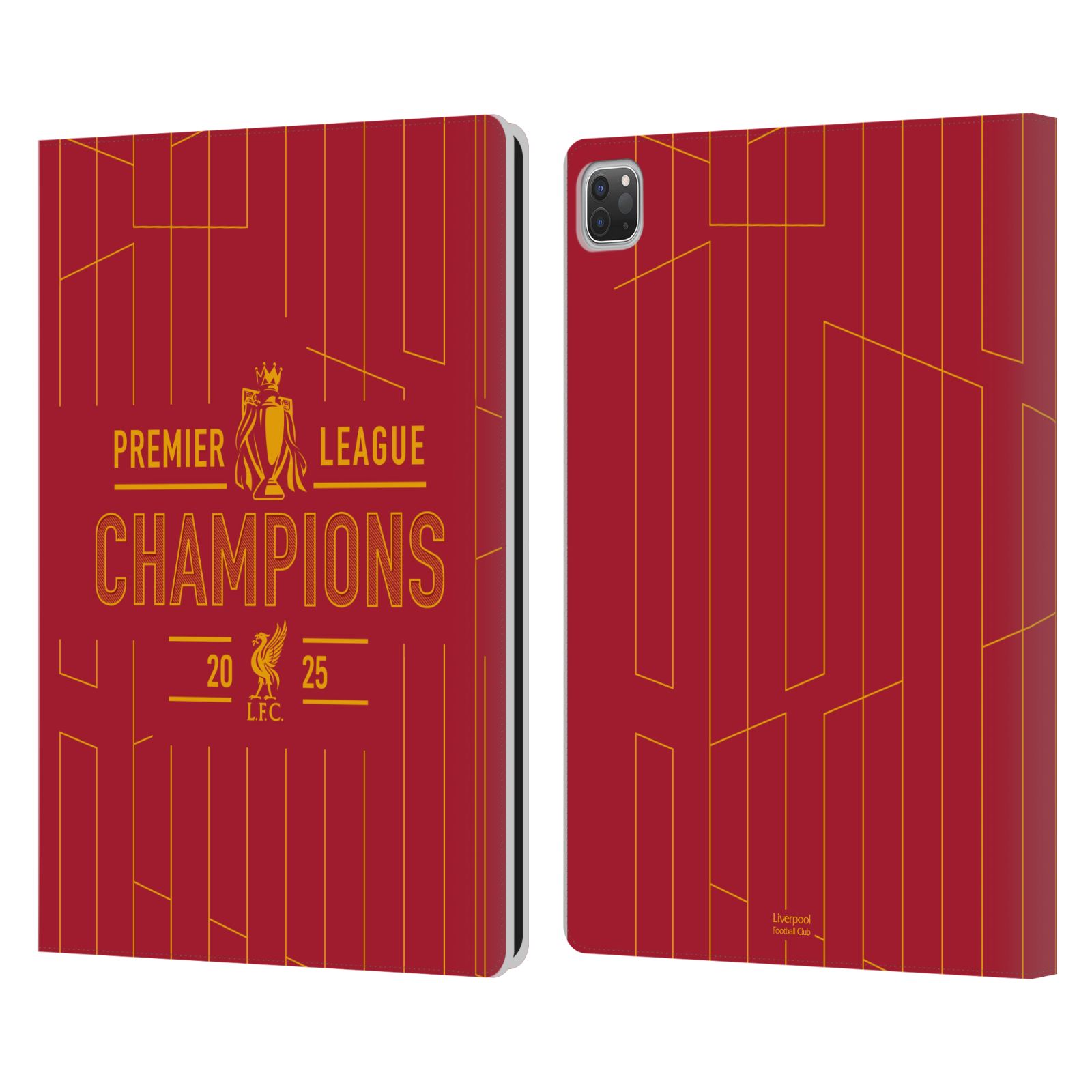 LIVERPOOL FC 2025 PREMIER LEAGUE CHAMPIONS PU LEATHER BOOK CASE FOR APPLE iPAD - Picture 10 of 10