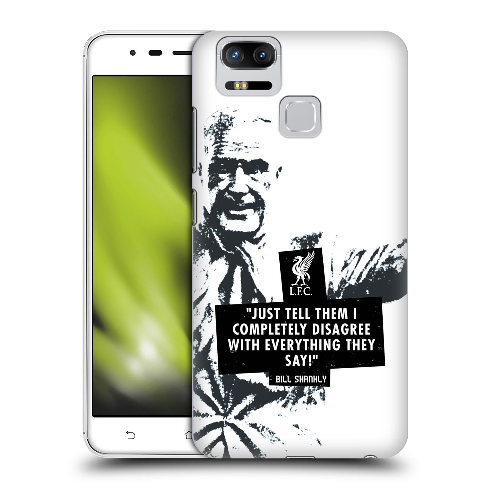 OFFICIAL LIVERPOOL FOOTBALL CLUB BILL SHANKLY BACK CASE FOR ASUS ZENFONE PHONES - Picture 8 of 19