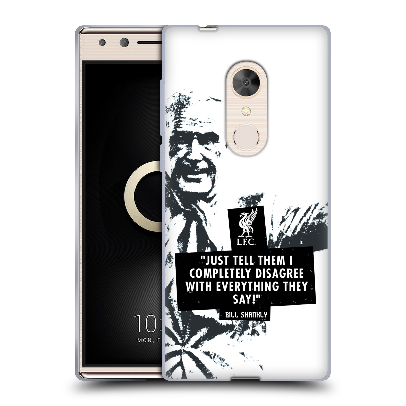 OFFICIAL LIVERPOOL FOOTBALL CLUB BILL SHANKLY QUOTES GEL CASE FOR ALCATEL PHONES - Picture 8 of 19