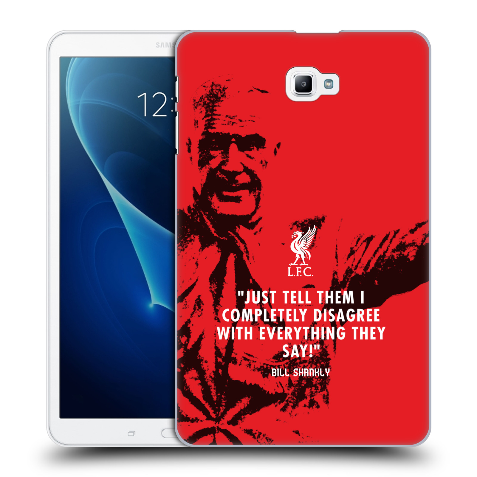 OFFICIAL LIVERPOOL FOOTBALL CLUB BILL SHANKLY QUOTES CASE FOR SAMSUNG TABLETS 1 - Picture 9 of 19