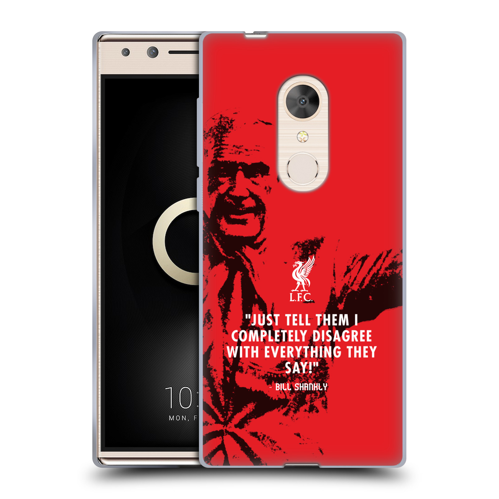OFFICIAL LIVERPOOL FOOTBALL CLUB BILL SHANKLY QUOTES GEL CASE FOR ALCATEL PHONES - Picture 9 of 19