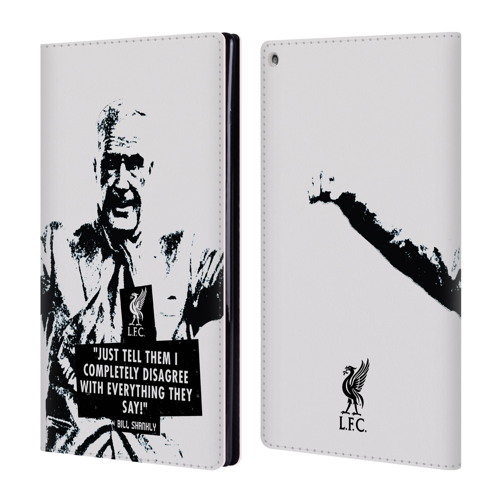 LIVERPOOL FC LFC BILL SHANKLY QUOTES PU LEATHER BOOK WALLET CASE FOR AMAZON FIRE - Picture 7 of 18
