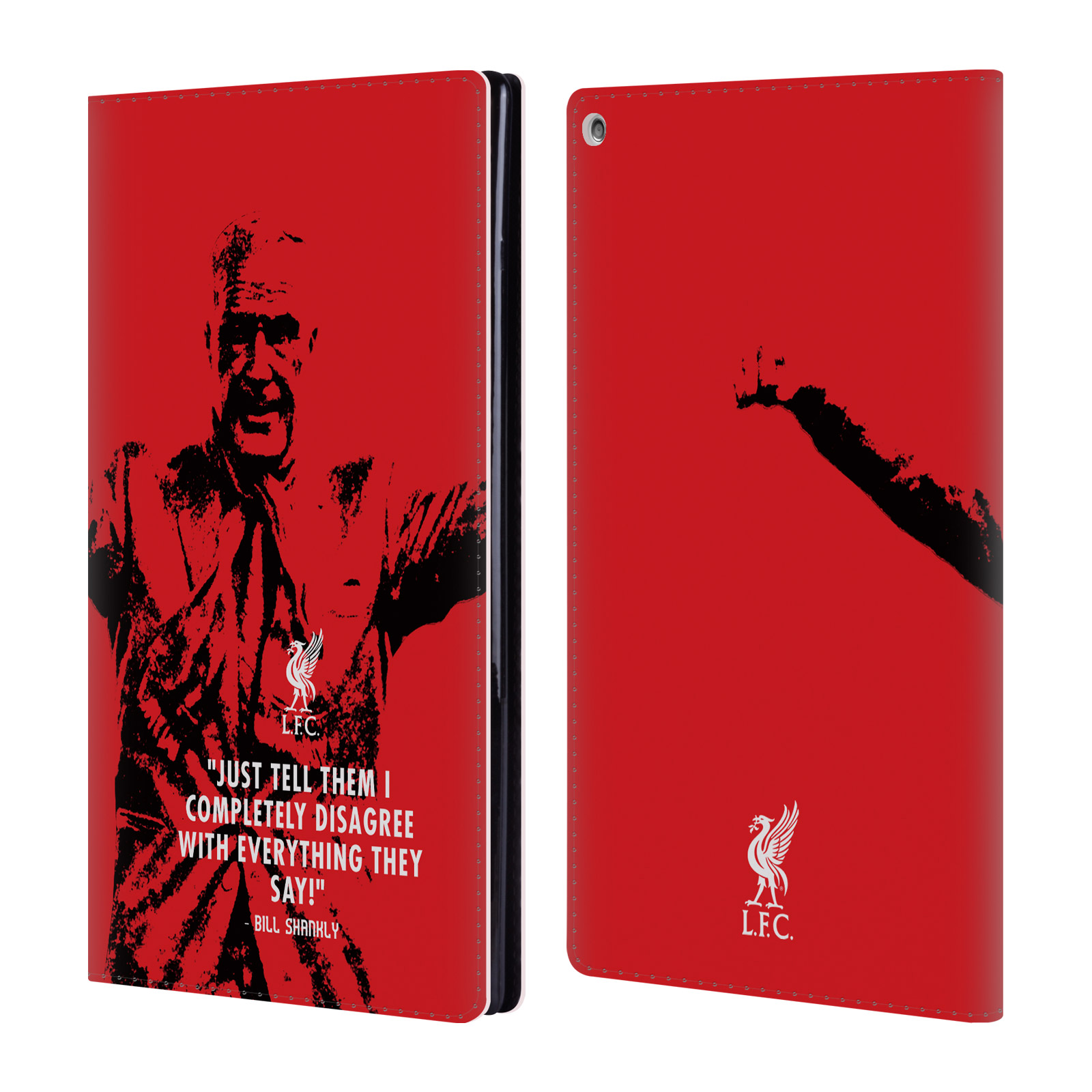 LIVERPOOL FC LFC BILL SHANKLY QUOTES PU LEATHER BOOK WALLET CASE FOR AMAZON FIRE - Picture 8 of 18