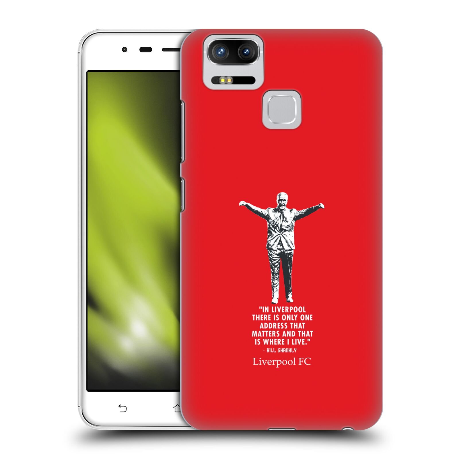 OFFICIAL LIVERPOOL FOOTBALL CLUB BILL SHANKLY BACK CASE FOR ASUS ZENFONE PHONES - Picture 10 of 19