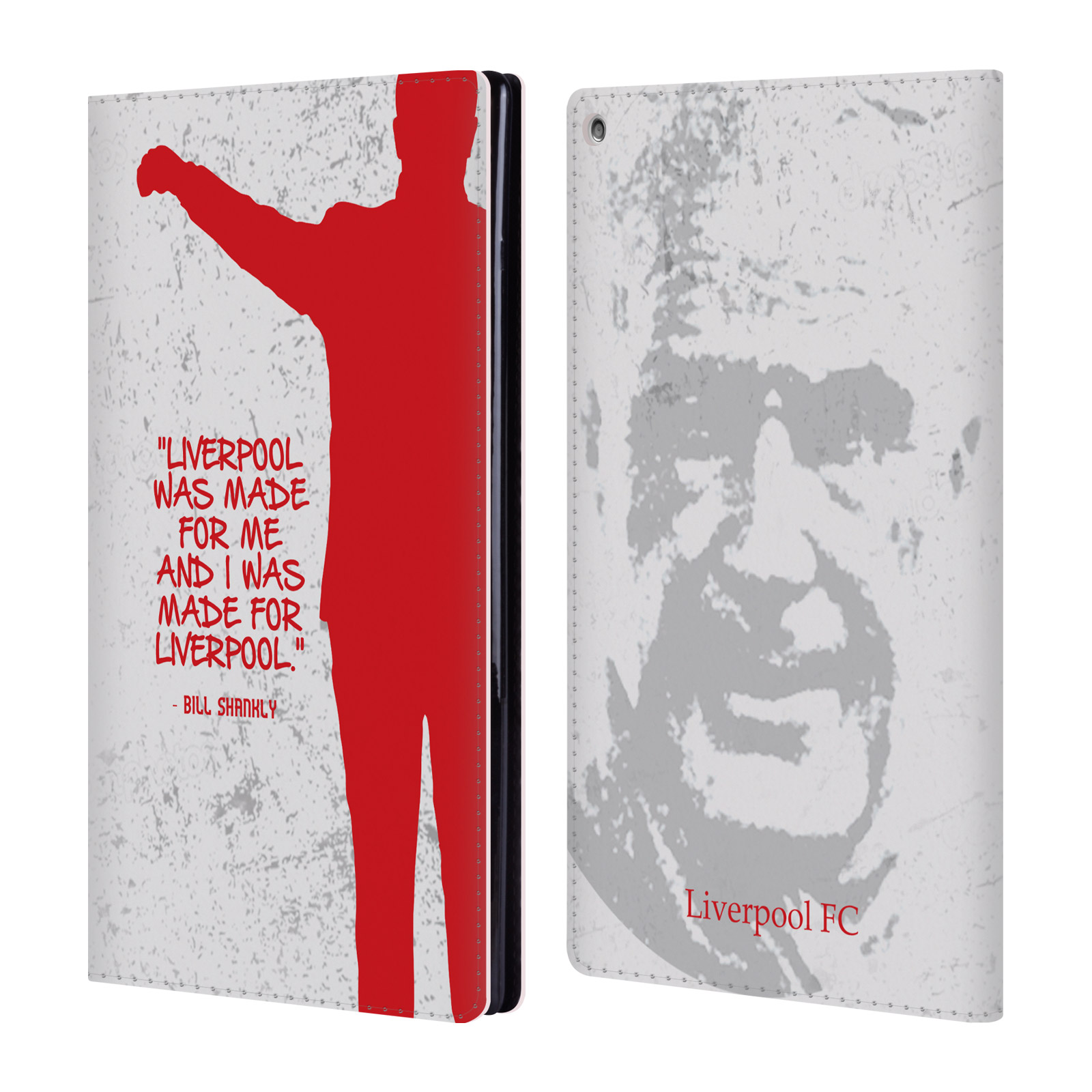 LIVERPOOL FC LFC BILL SHANKLY QUOTES PU LEATHER BOOK WALLET CASE FOR AMAZON FIRE - Picture 10 of 18