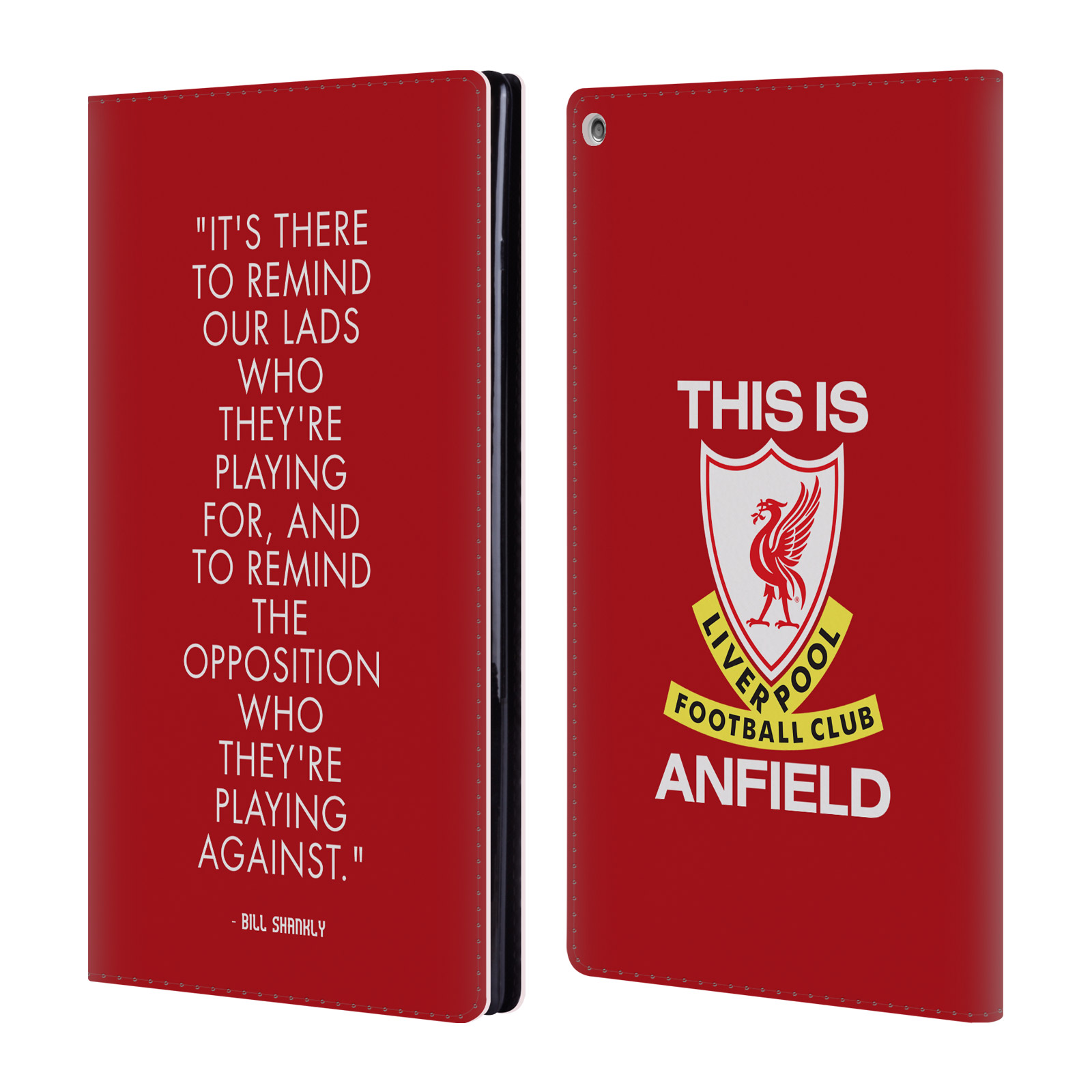LIVERPOOL FC LFC BILL SHANKLY QUOTES PU LEATHER BOOK WALLET CASE FOR AMAZON FIRE - Picture 16 of 18