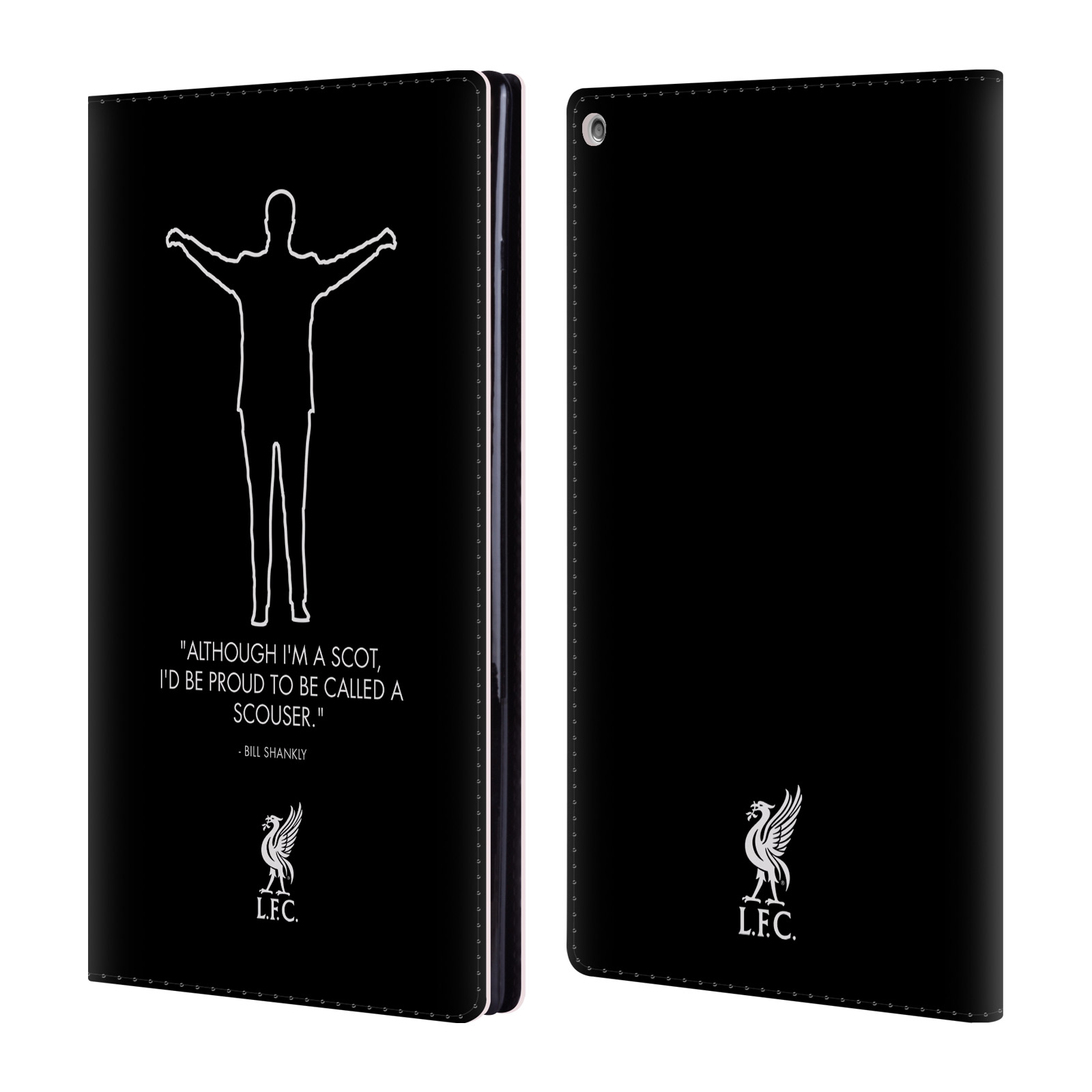 LIVERPOOL FC LFC BILL SHANKLY QUOTES PU LEATHER BOOK WALLET CASE FOR AMAZON FIRE - Picture 17 of 18
