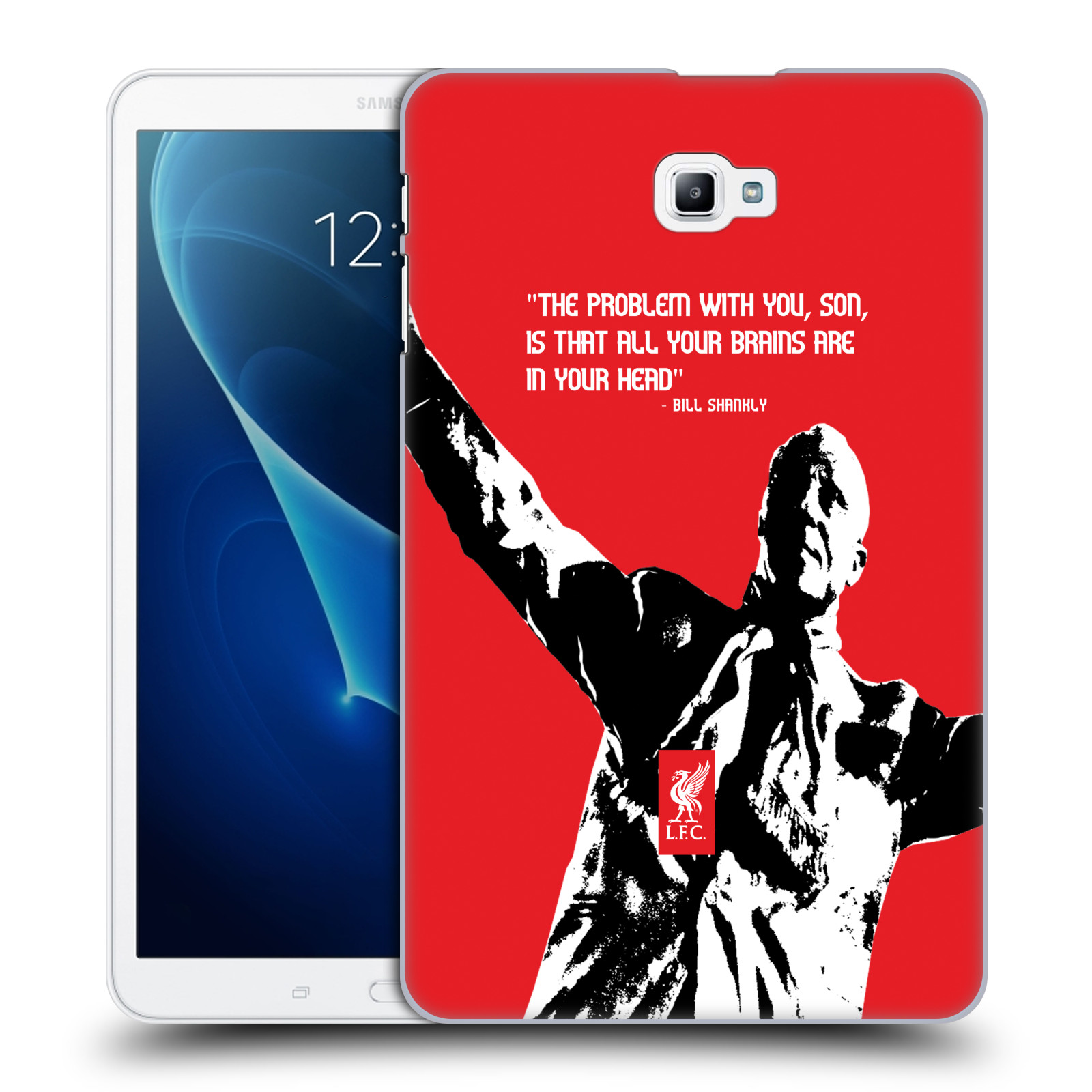 OFFICIAL LIVERPOOL FOOTBALL CLUB BILL SHANKLY QUOTES CASE FOR SAMSUNG TABLETS 1 - Picture 14 of 19