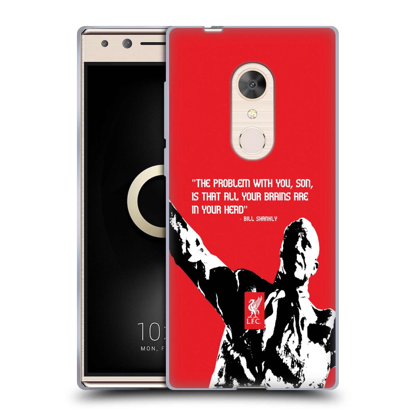OFFICIAL LIVERPOOL FOOTBALL CLUB BILL SHANKLY QUOTES GEL CASE FOR ALCATEL PHONES - Picture 14 of 19