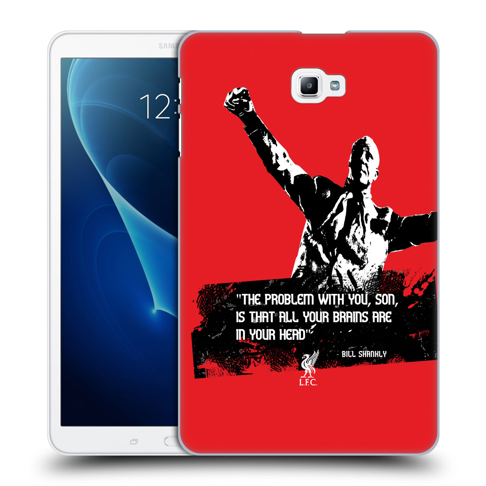 OFFICIAL LIVERPOOL FOOTBALL CLUB BILL SHANKLY QUOTES CASE FOR SAMSUNG TABLETS 1 - Picture 15 of 19