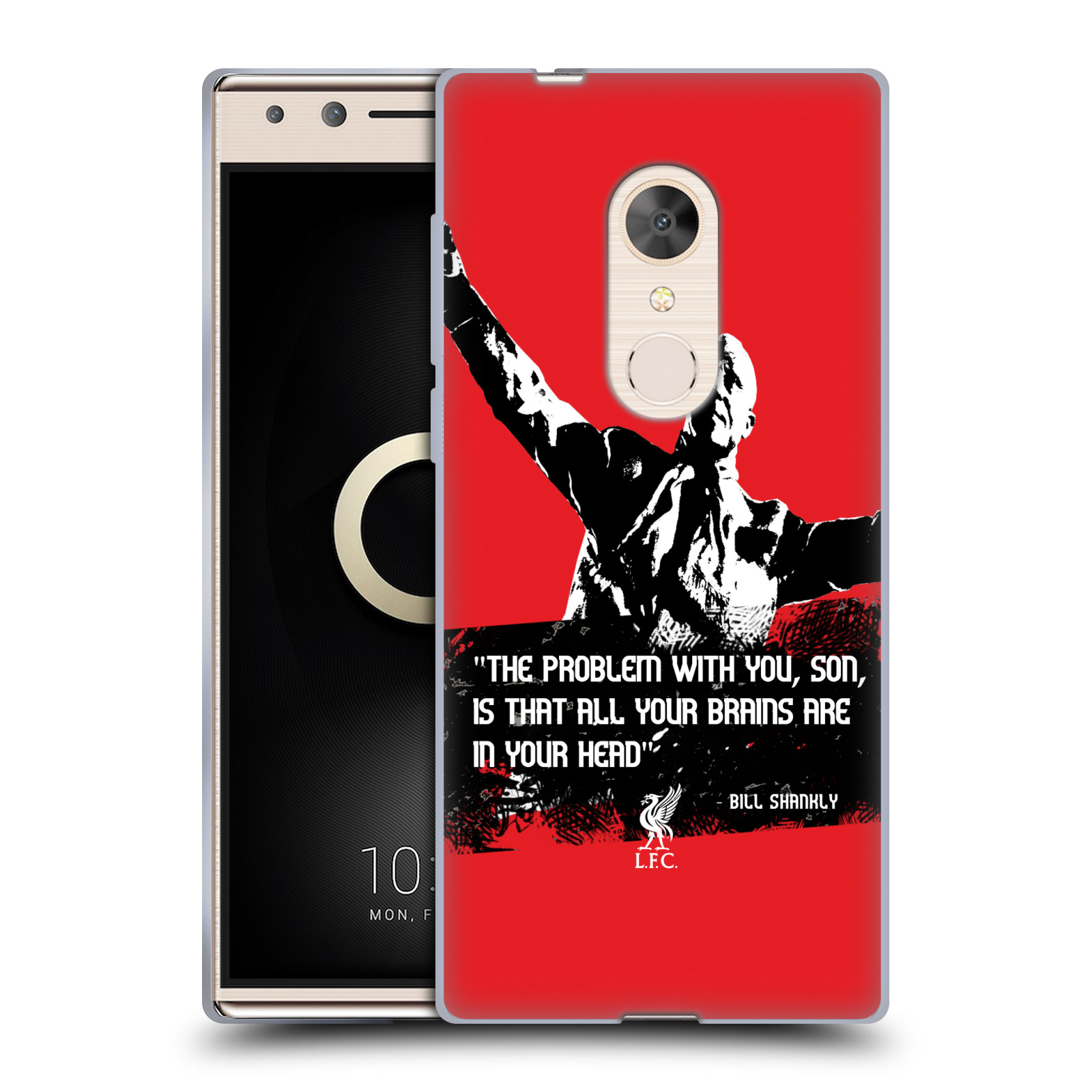 OFFICIAL LIVERPOOL FOOTBALL CLUB BILL SHANKLY QUOTES GEL CASE FOR ALCATEL PHONES - Picture 15 of 19