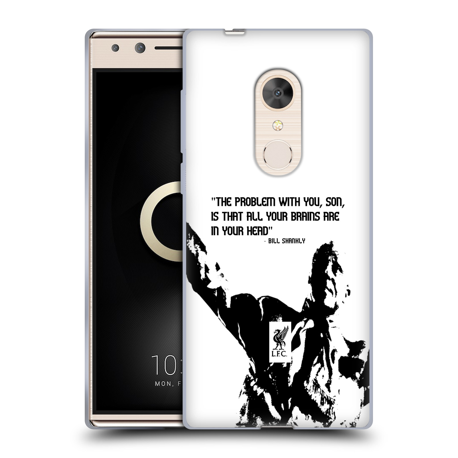OFFICIAL LIVERPOOL FOOTBALL CLUB BILL SHANKLY QUOTES GEL CASE FOR ALCATEL PHONES - Picture 16 of 19