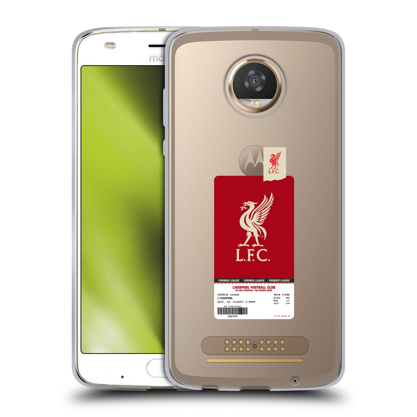 OFFICIAL LIVERPOOL FOOTBALL CLUB SOUVENIRS SOFT GEL CASE FOR MOTOROLA PHONES 2