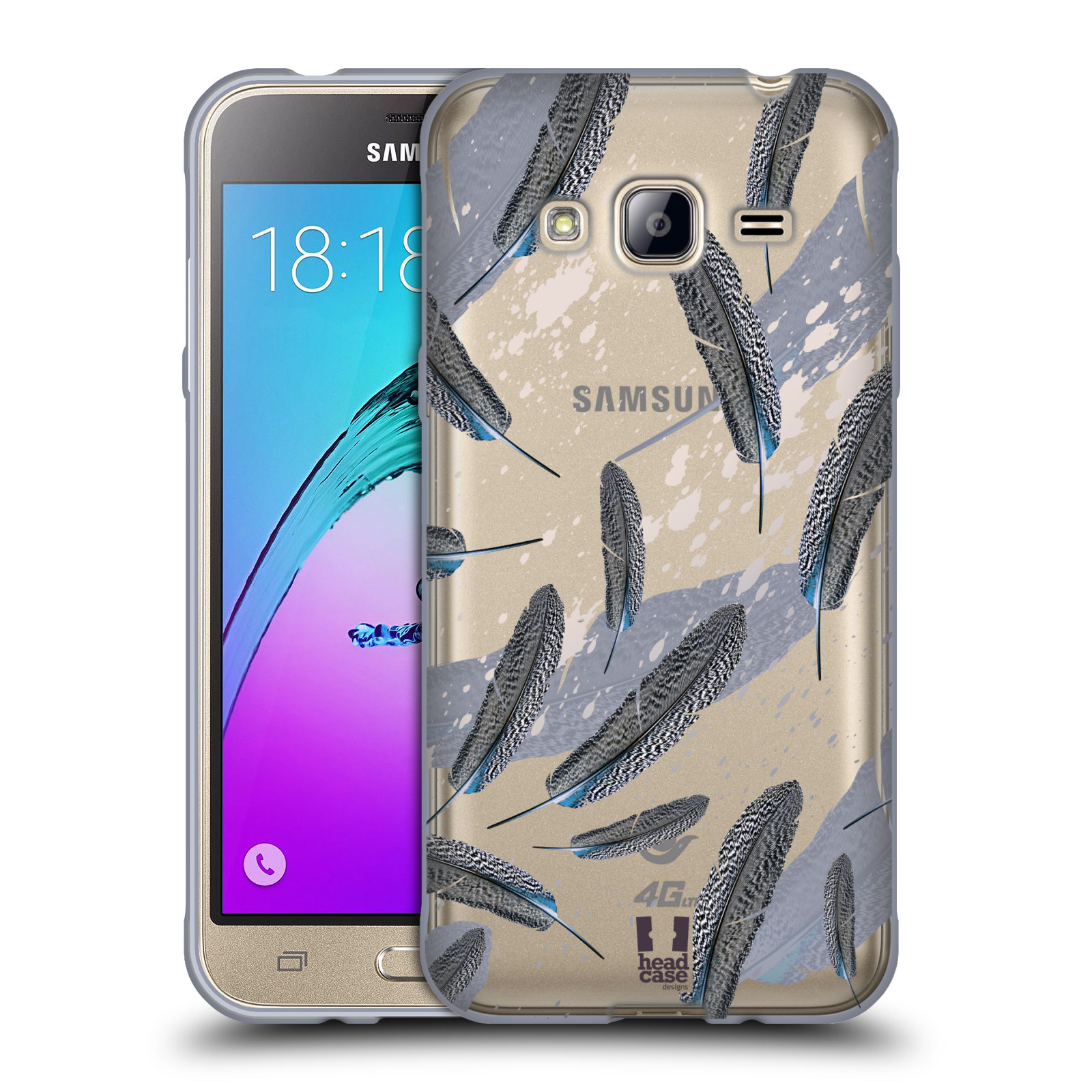 HEAD CASE DESIGNS LIGHT AS A FEATHER SOFT GEL CASE FOR SAMSUNG PHONES 3 - Picture 9 of 11