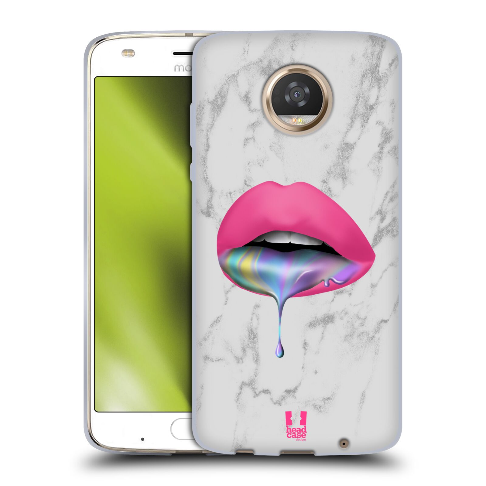 HEAD CASE DESIGNS LIPS DRIP SOFT GEL CASE FOR MOTOROLA PHONES
