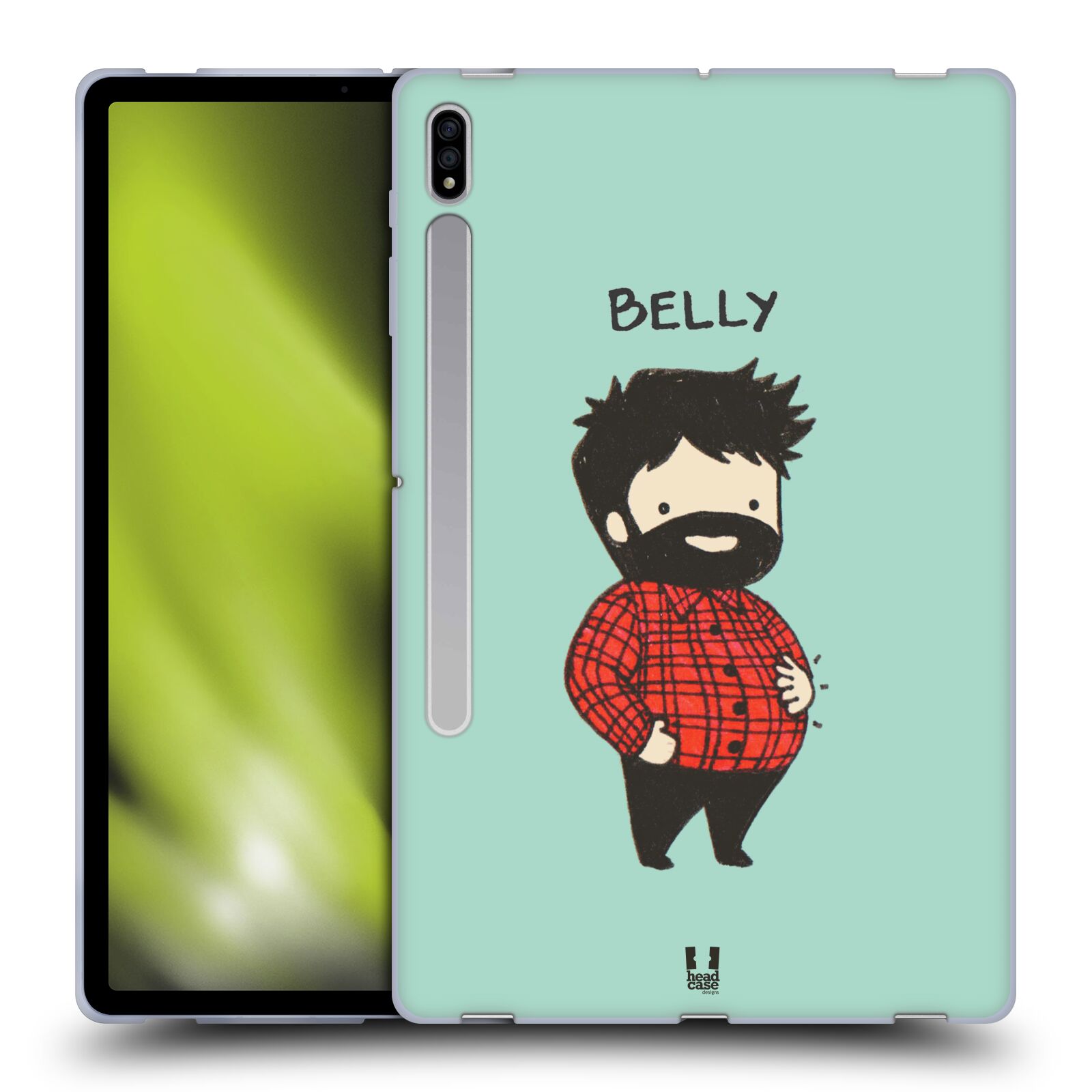 HEAD CASE DESIGNS LOVE STRUCK SOFT GEL CASE FOR SAMSUNG TABLETS 1 - Picture 8 of 13