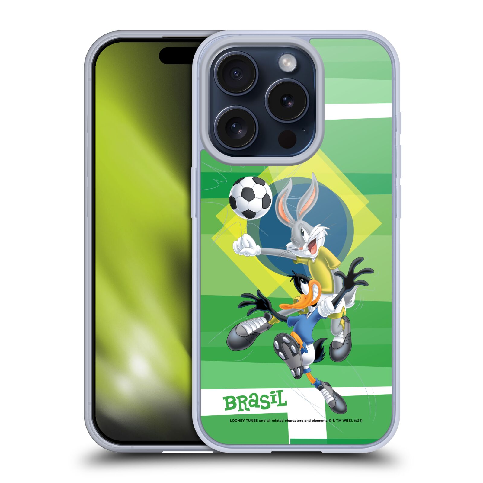 OFFICIAL LOONEY TUNES FLAG GRAPHICS SOFT GEL CASE FOR APPLE iPHONE PHONES