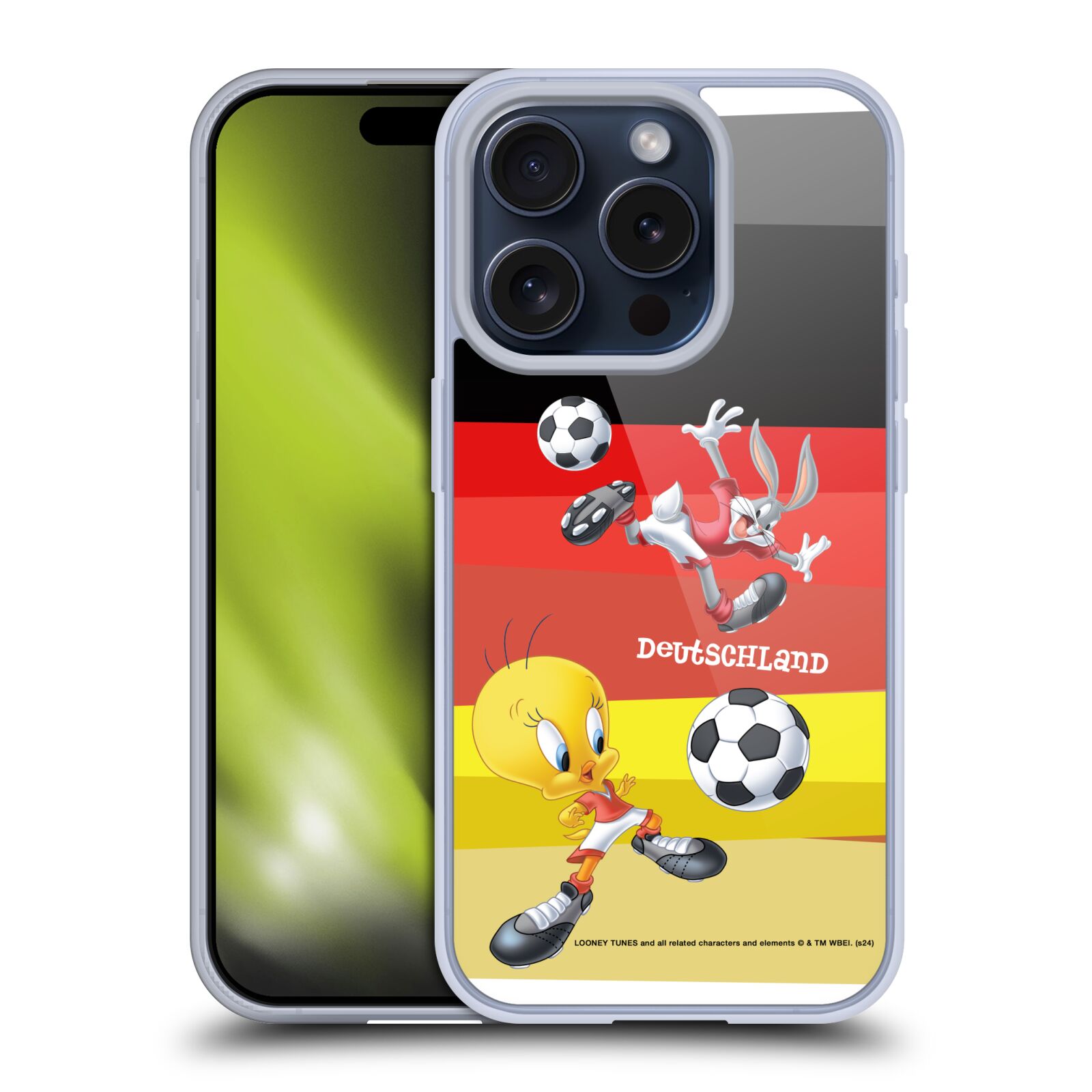 OFFICIAL LOONEY TUNES FLAG GRAPHICS SOFT GEL CASE FOR APPLE iPHONE PHONES