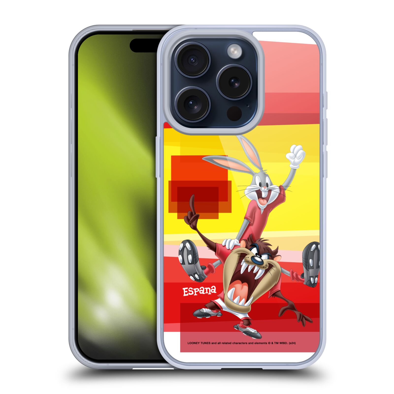 OFFICIAL LOONEY TUNES FLAG GRAPHICS SOFT GEL CASE FOR APPLE iPHONE PHONES