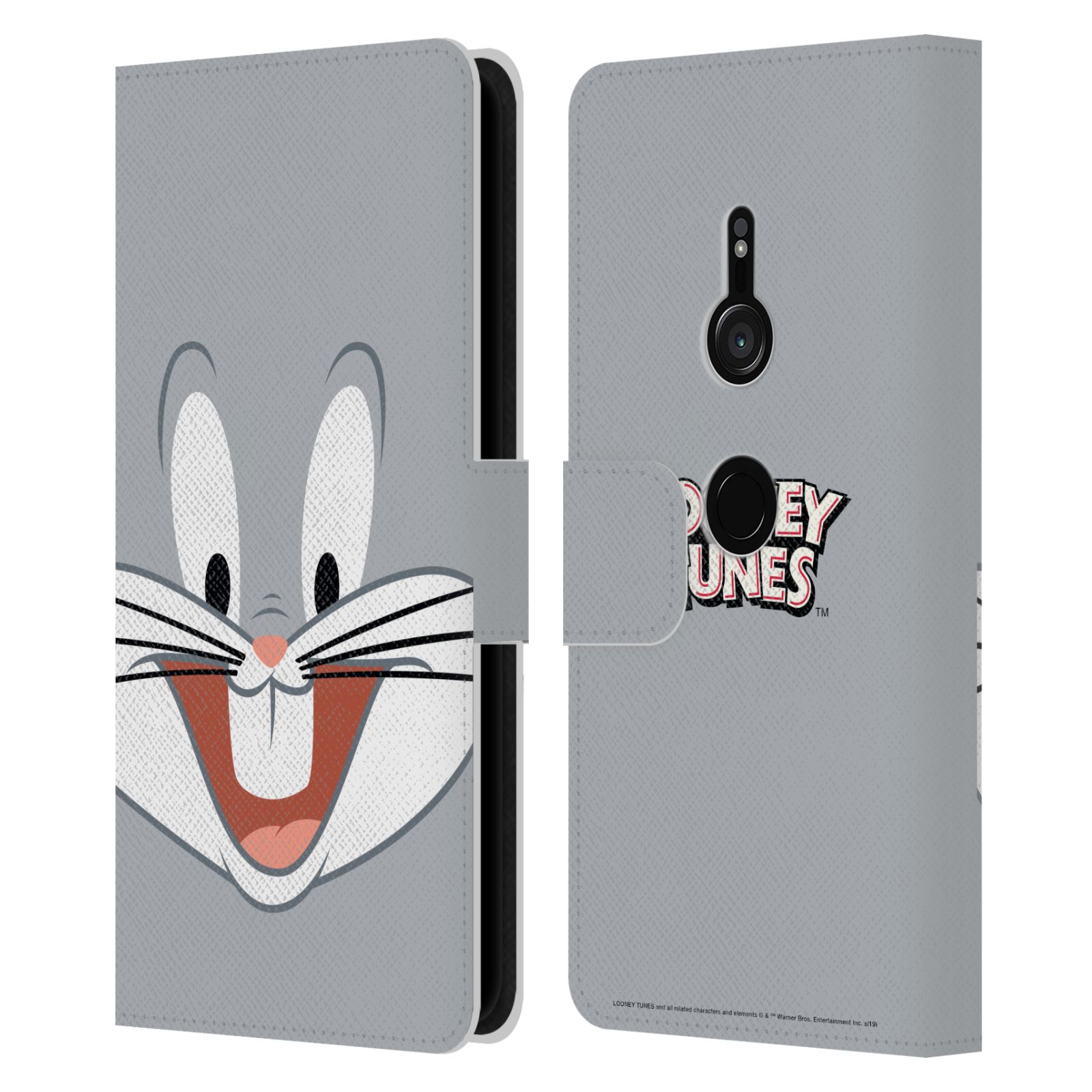 OFFICIAL LOONEY TUNES FULL FACE LEATHER BOOK WALLET CASE COVER FOR SONY PHONES 1