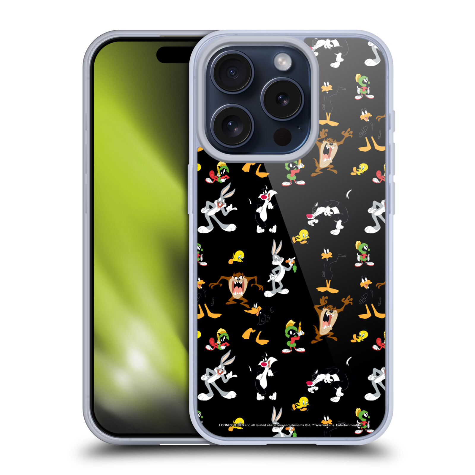 OFFICIAL LOONEY TUNES PATTERNS SOFT GEL CASE FOR APPLE iPHONE PHONES - Picture 8 of 17