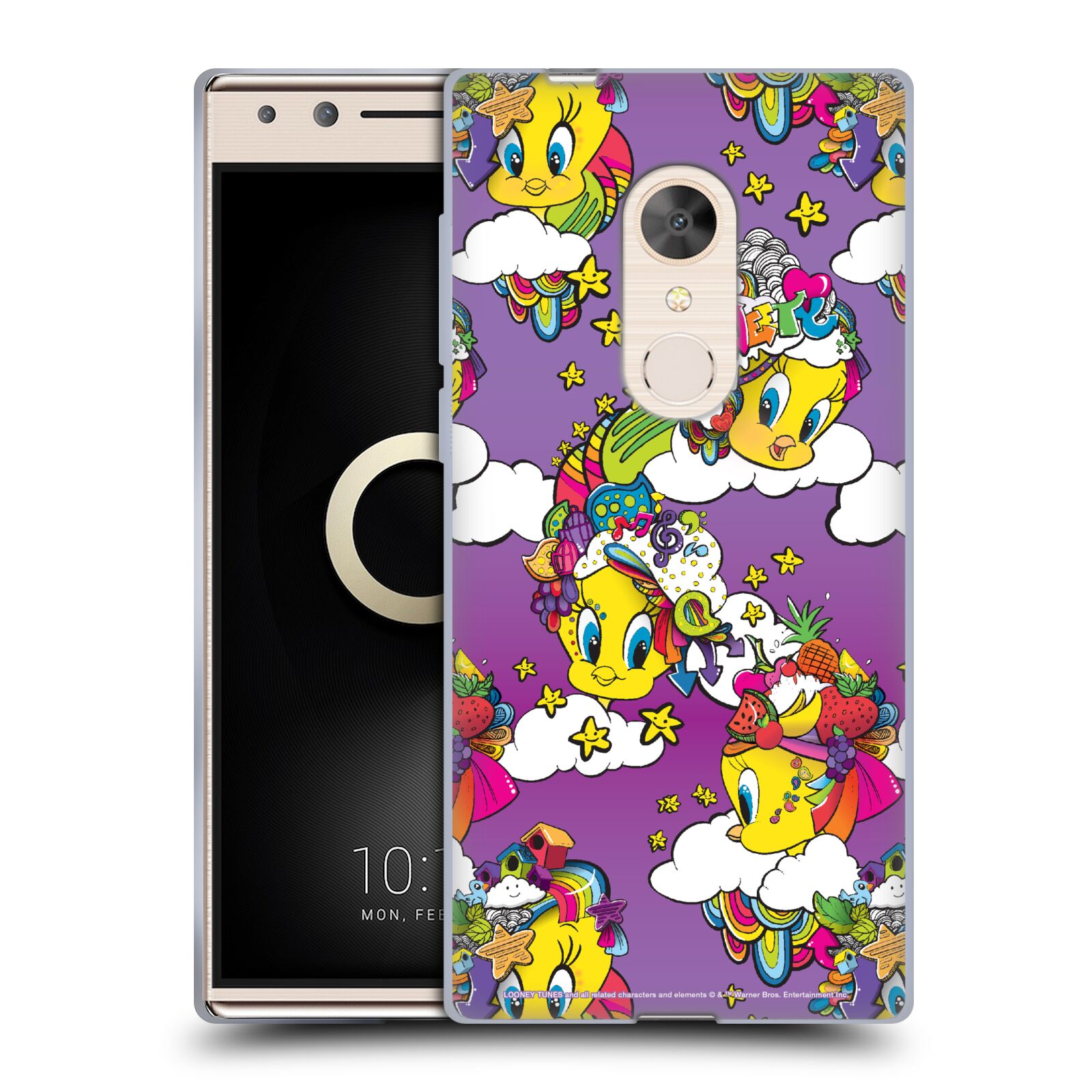 OFFICIAL LOONEY TUNES PATTERNS SOFT GEL CASE FOR ALCATEL PHONES - Picture 8 of 8