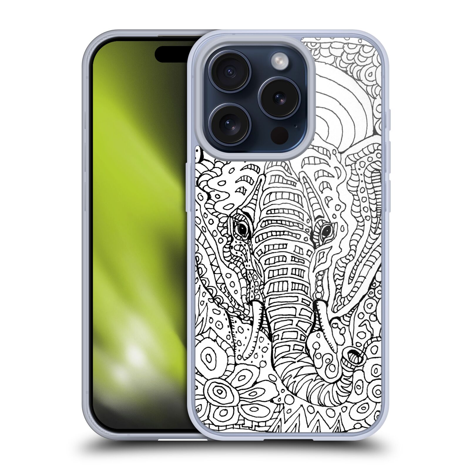 MAD DOG ART GALLERY B&W DOODLE ÉTUI COQUE EN GEL POUR APPLE iPHONE TÉLÉPHONES - Photo 16 sur 17