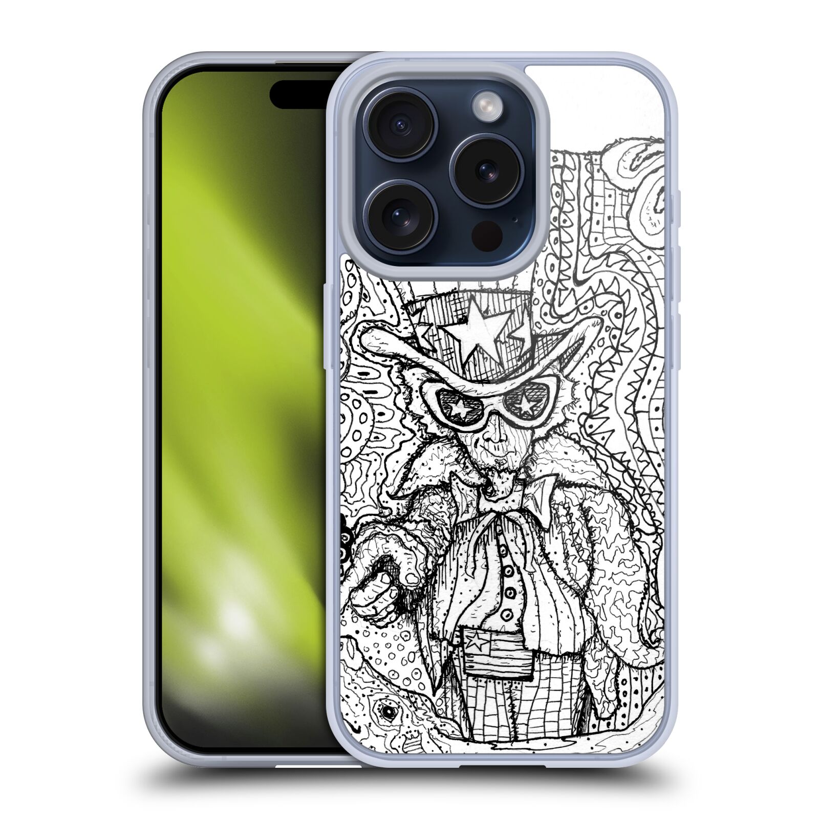MAD DOG ART GALLERY B&W DOODLE ÉTUI COQUE EN GEL POUR APPLE iPHONE TÉLÉPHONES - Photo 10 sur 17