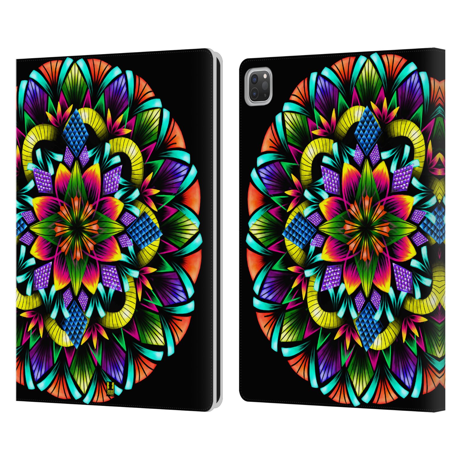 HEAD CASE DESIGNS MANDALA LANTERNS LEATHER BOOK WALLET CASE COVER FOR APPLE iPAD - Picture 7 of 10