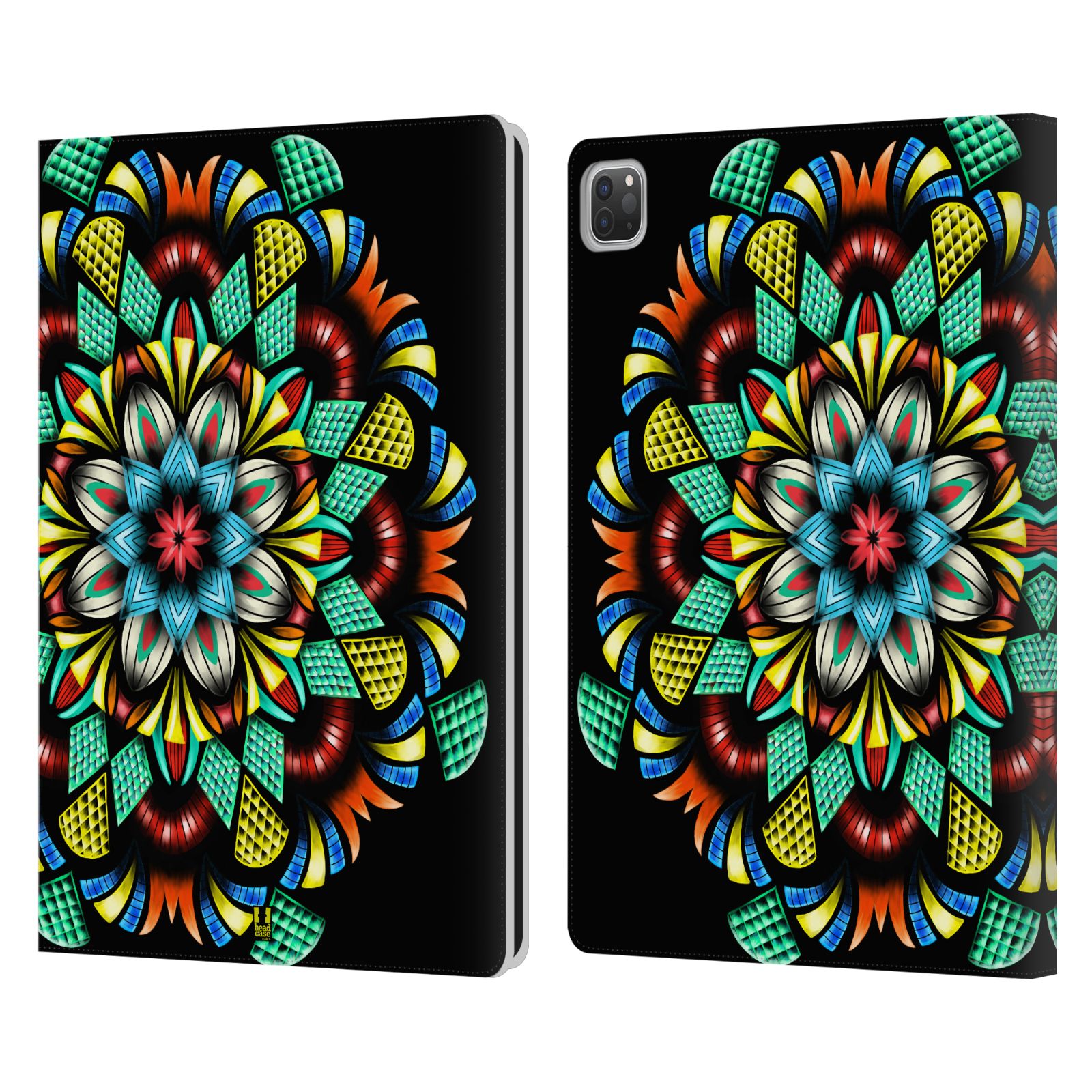 HEAD CASE DESIGNS MANDALA LANTERNS LEATHER BOOK WALLET CASE COVER FOR APPLE iPAD - Picture 10 of 10