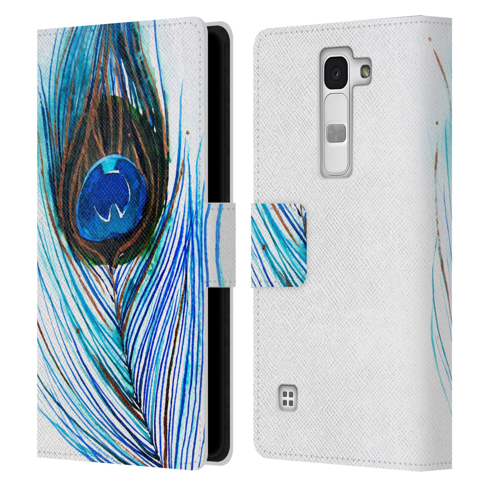 OFFICIAL MAI AUTUMN FEATHERS LEATHER BOOK WALLET CASE COVER FOR LG PHONES 2 - Picture 8 of 9