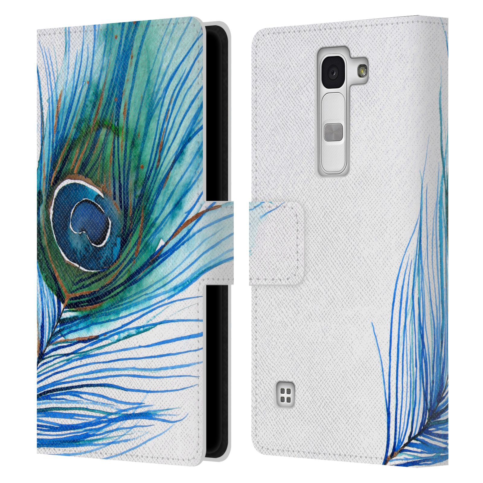 OFFICIAL MAI AUTUMN FEATHERS LEATHER BOOK WALLET CASE COVER FOR LG PHONES 2 - Picture 7 of 9