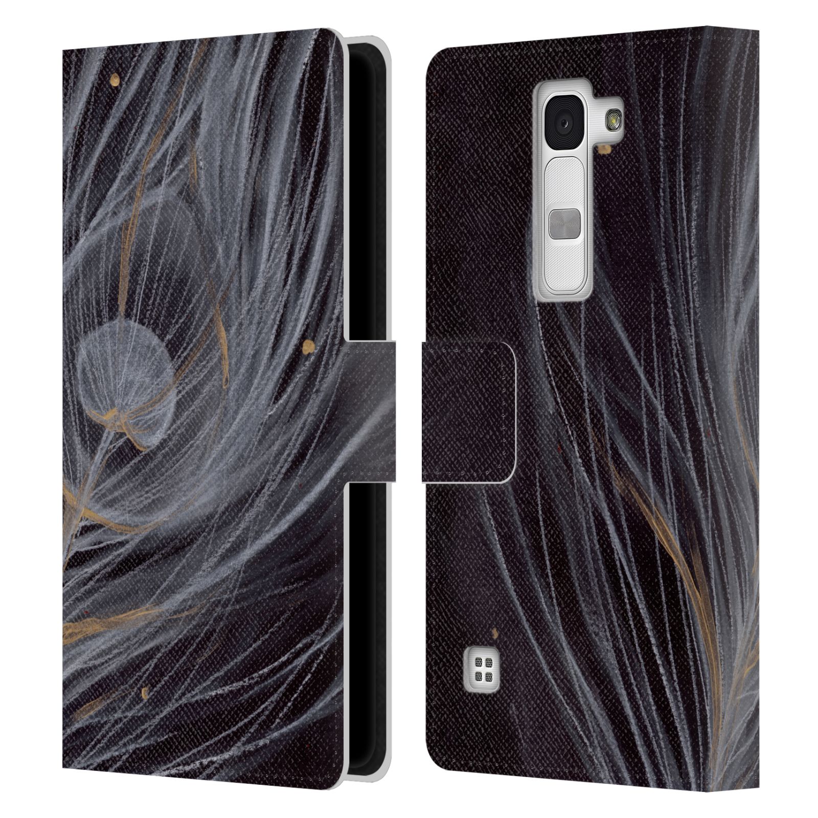 OFFICIAL MAI AUTUMN FEATHERS LEATHER BOOK WALLET CASE COVER FOR LG PHONES 2 - Picture 9 of 9