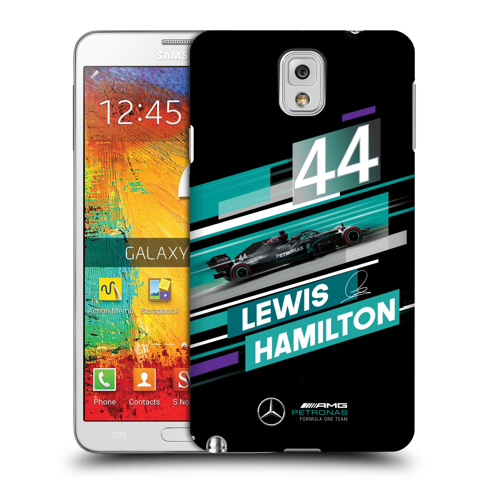 COQUE OFFICIELLE MERCEDESAMG PETRONAS F1 TEAM LEWIS HAMILTON POUR