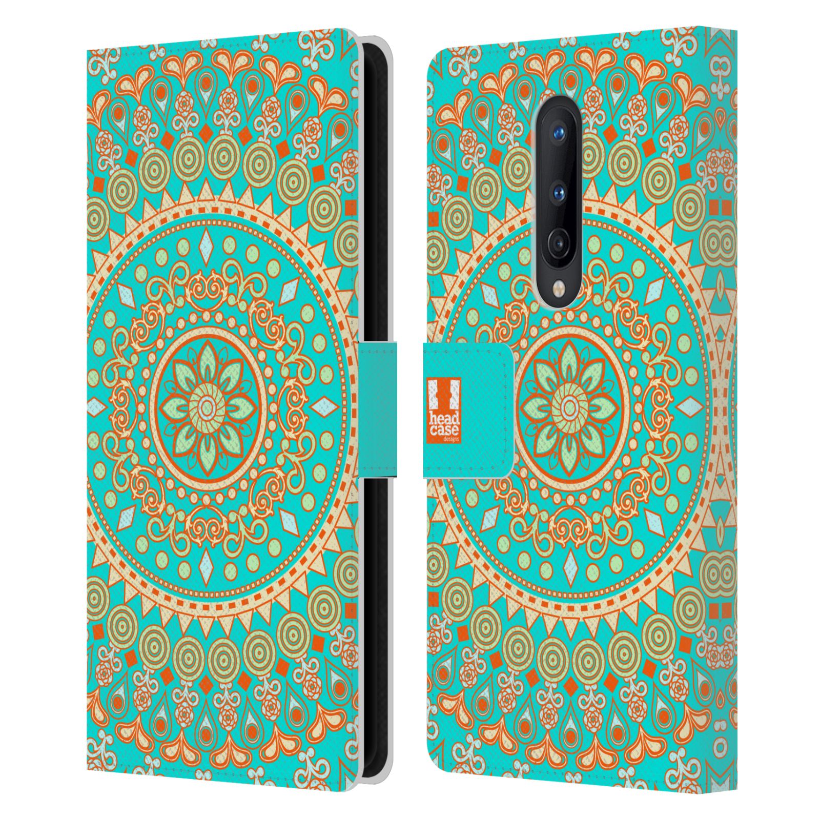 HEAD CASE DESIGNS MANDALA LEATHER BOOK WALLET CASE COVER FOR ONEPLUS PHONES - Picture 11 of 11