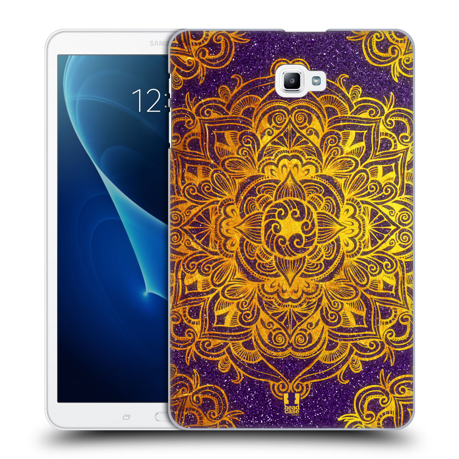HEAD CASE DESIGNS MANDALA DOODLES BACK CASE & WALLPAPER FOR SAMSUNG TABLETS 1 - Picture 9 of 12