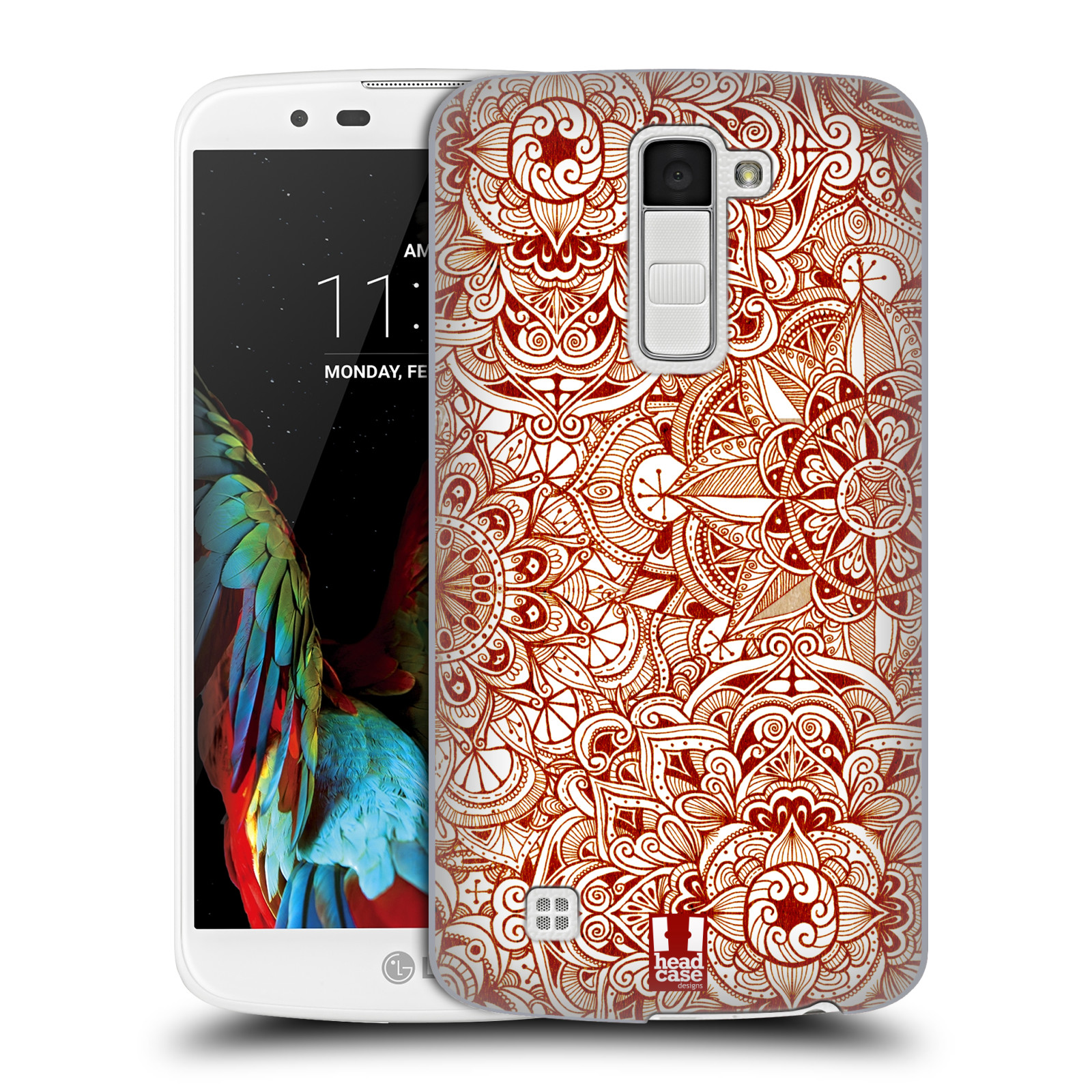 HEAD CASE DESIGNS MANDALA DOODLES HARD BACK CASE & WALLPAPER FOR LG PHONES 3 - Picture 12 of 13