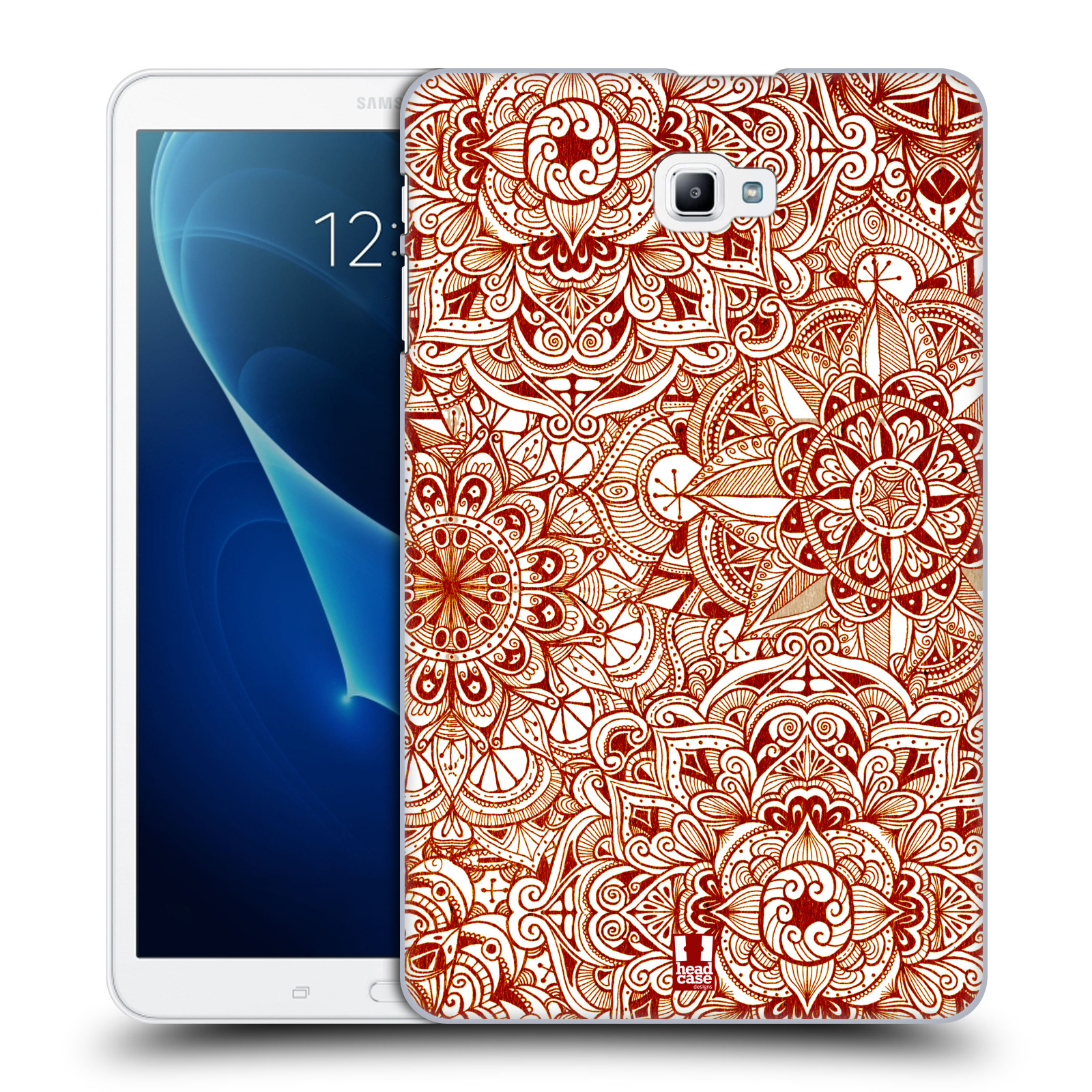HEAD CASE DESIGNS MANDALA DOODLES BACK CASE & WALLPAPER FOR SAMSUNG TABLETS 1 - Picture 11 of 12